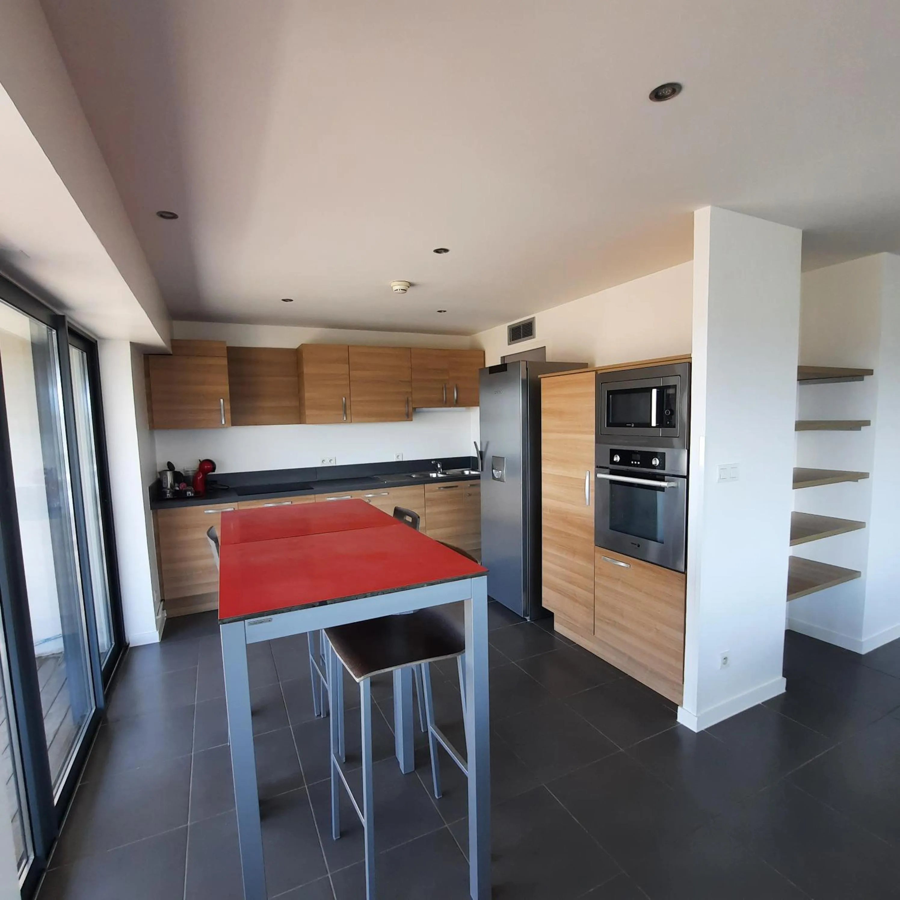 kitchen in Appart’hôtel Hevea