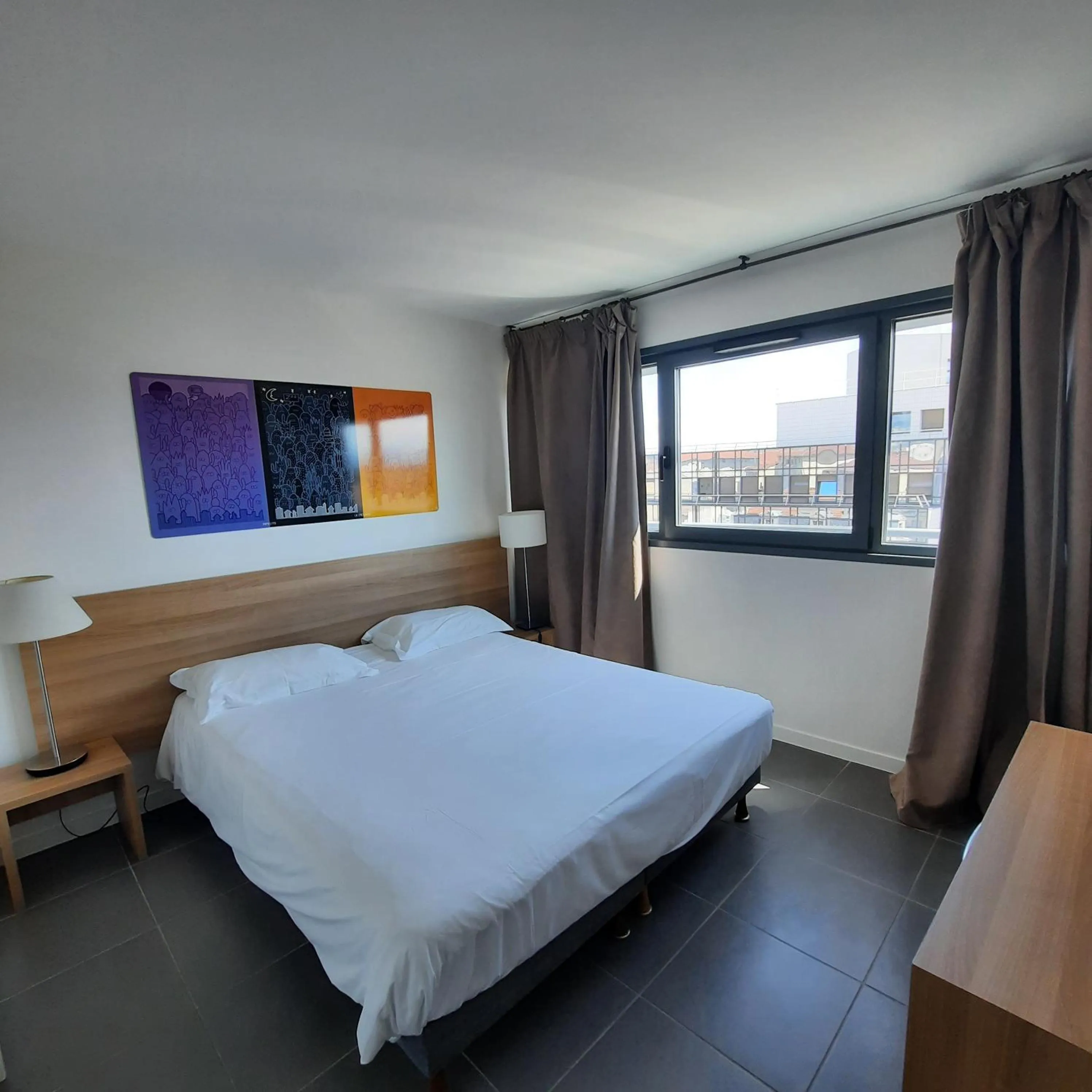 Bedroom, Bed in Appart’hôtel Hevea