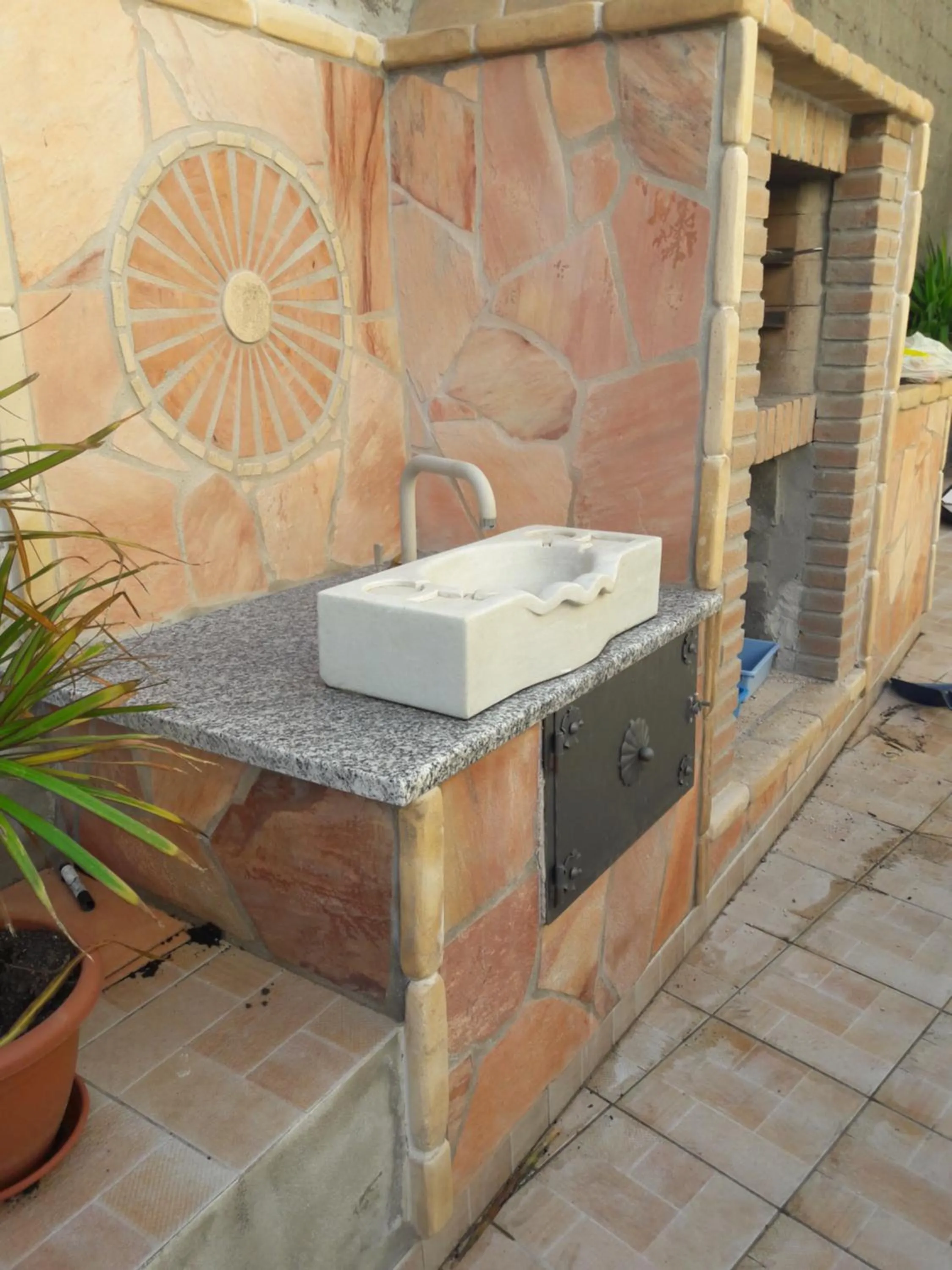 Garden view in Casa Corona