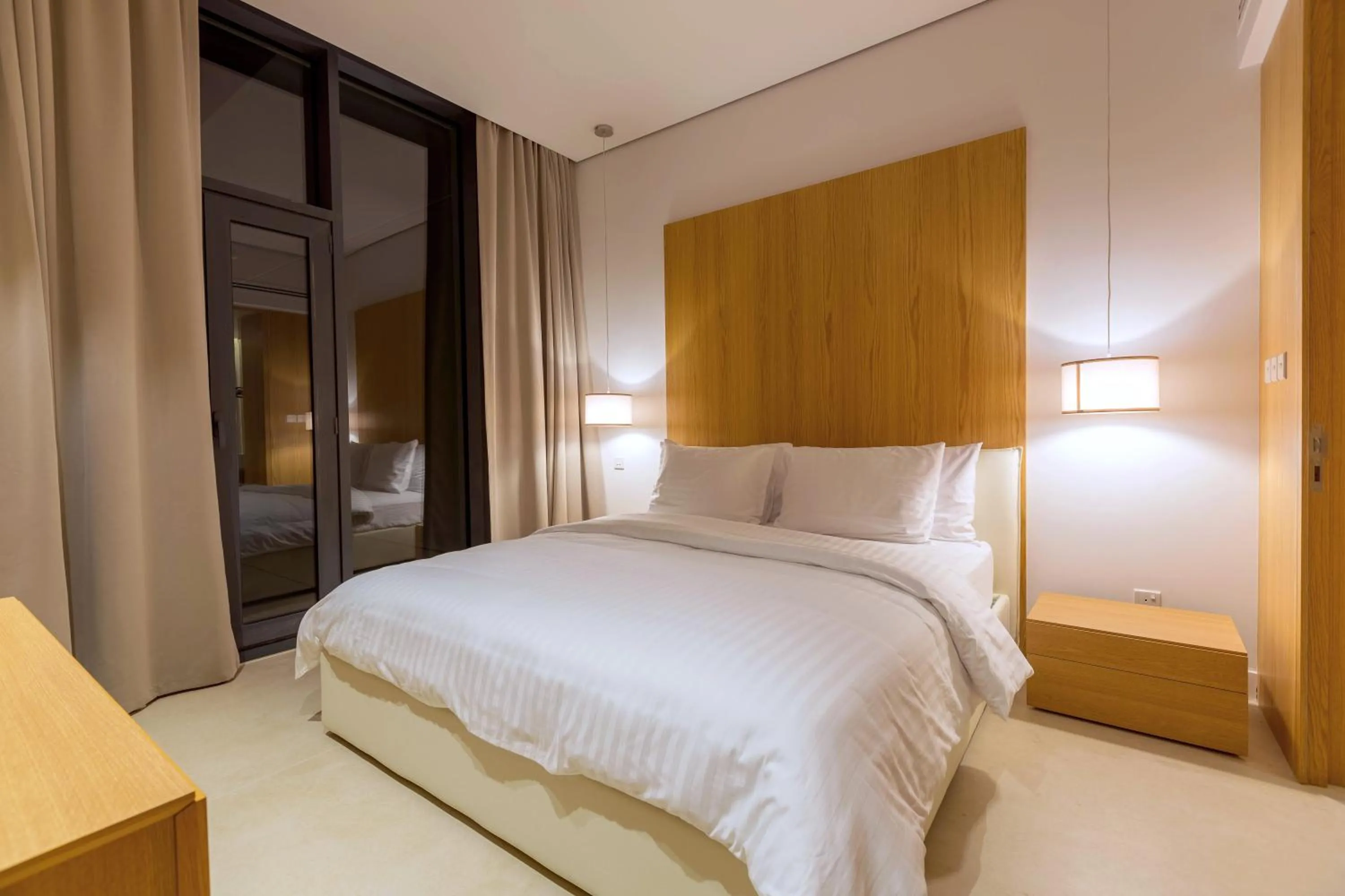 Bedroom, Bed in Delta Hotel Apartments