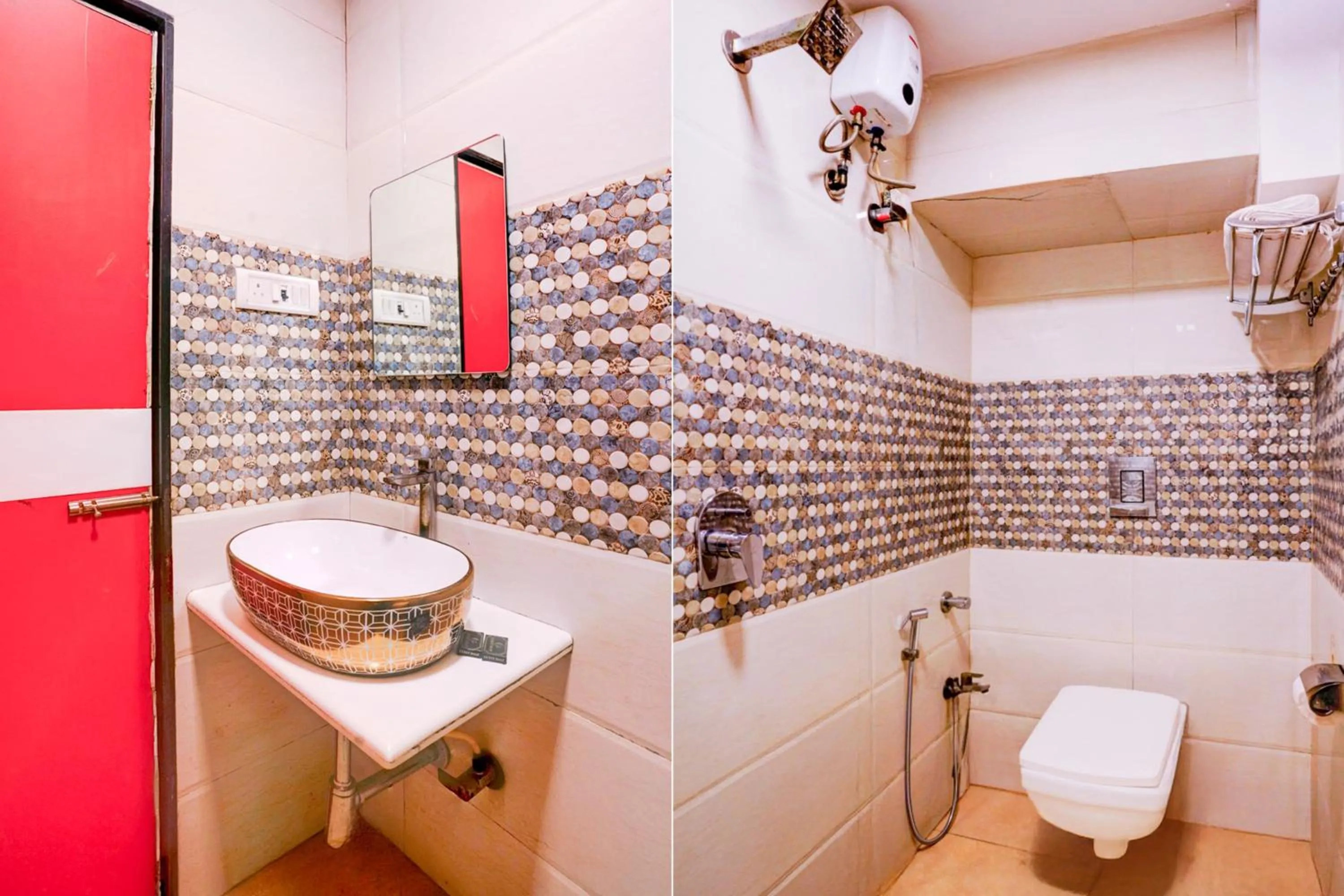 Bathroom in Collection O Andheri West Near KokilaBen Hospital