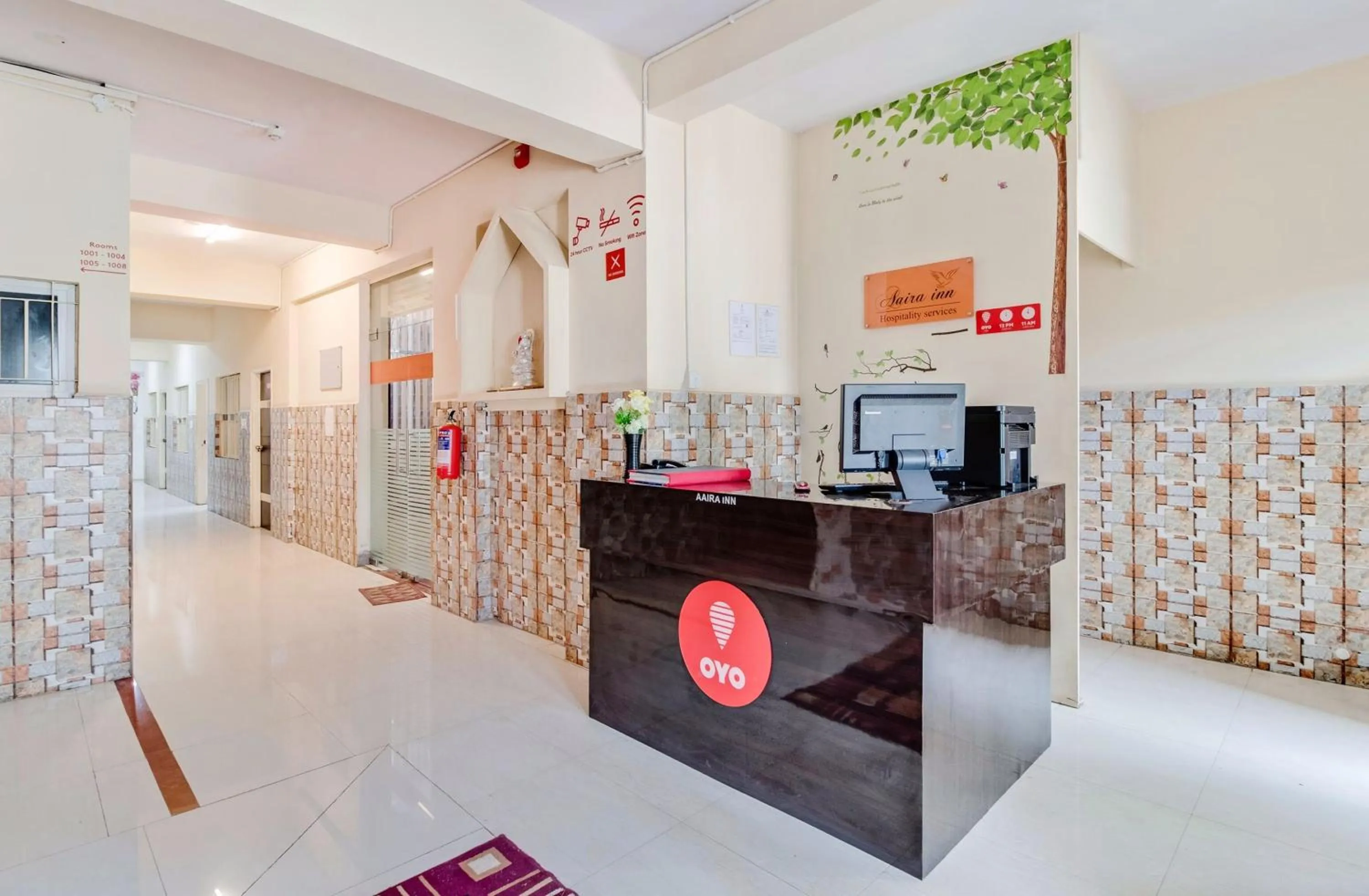 Lobby or reception in Hotel O Aaira Inn