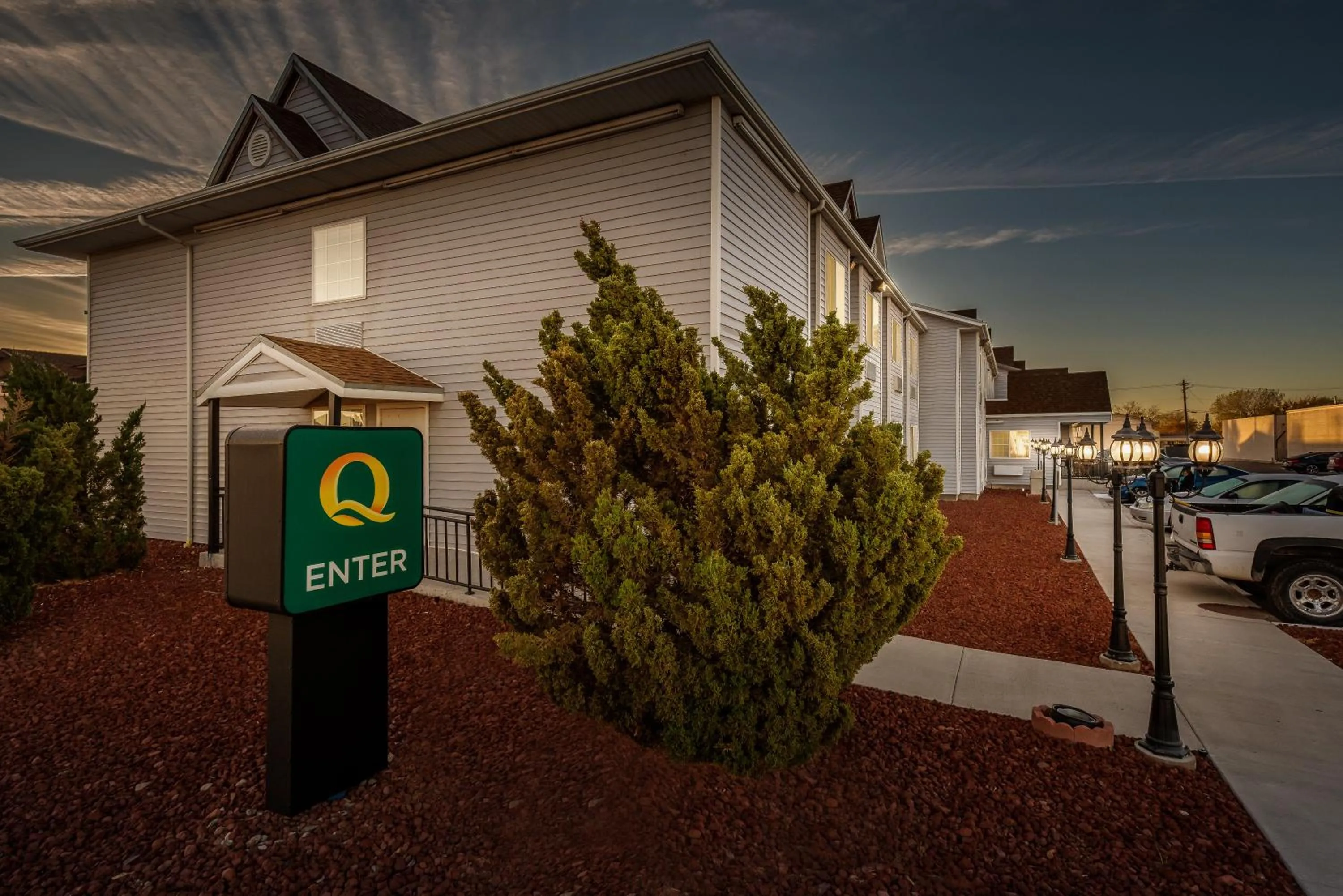 Property building in Quality Inn & Suites near NAS Fallon