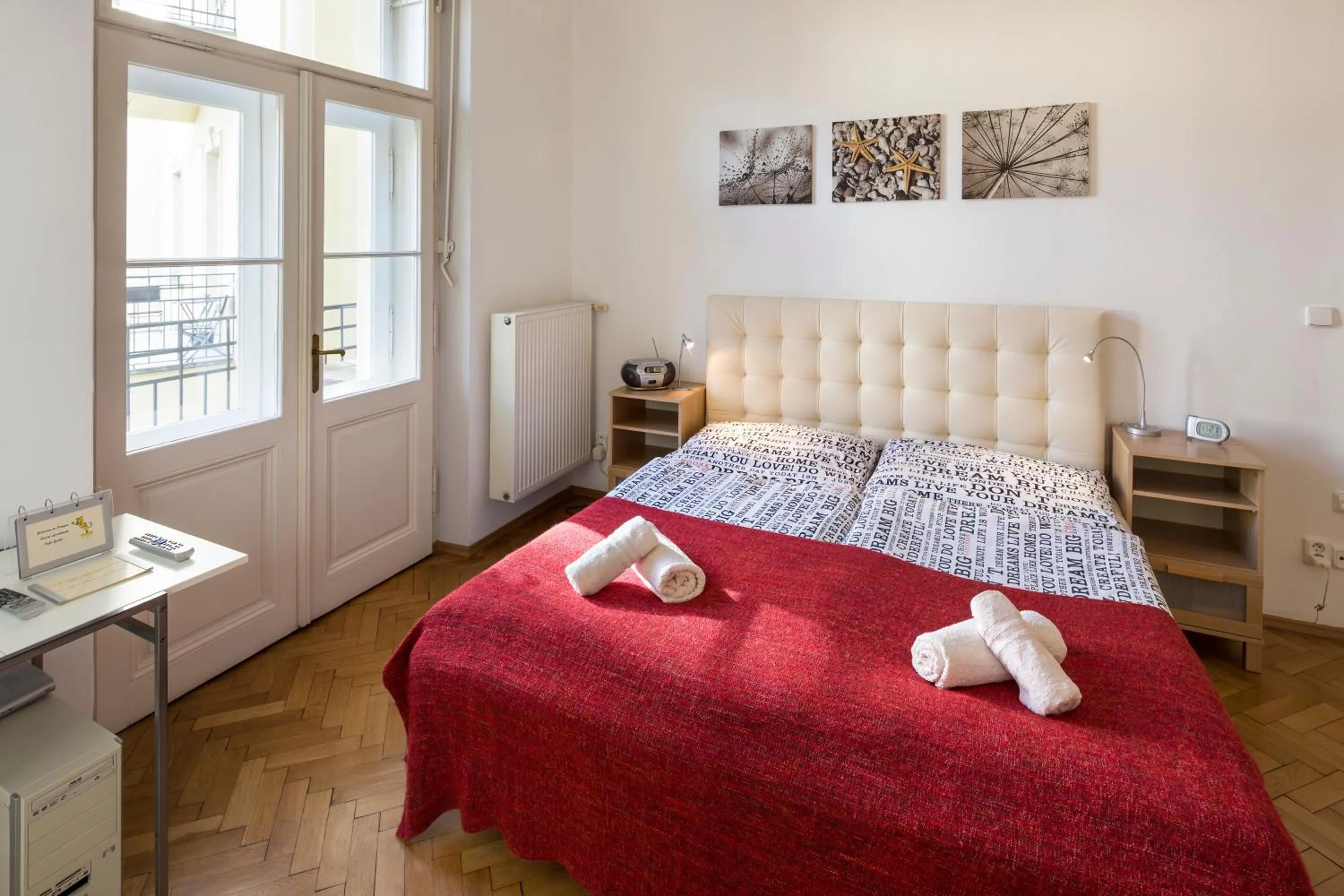 Bed in Dušní Apartments