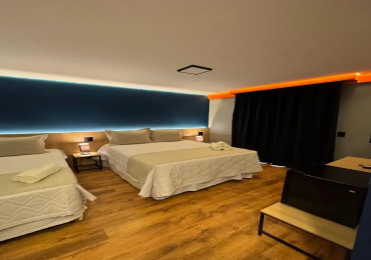 Bed in Minas Garden Hotel