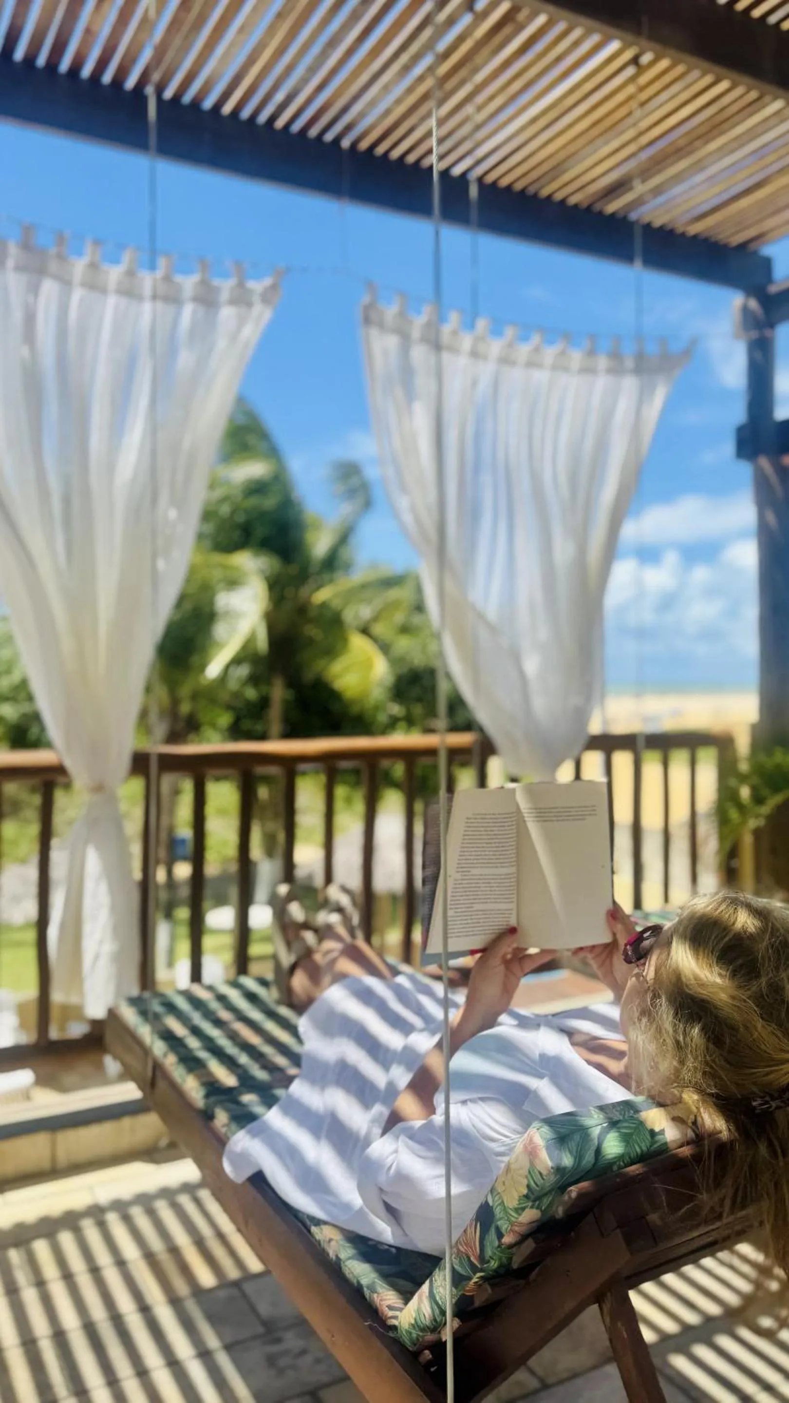 Balcony/Terrace in Pousada Só Alegria