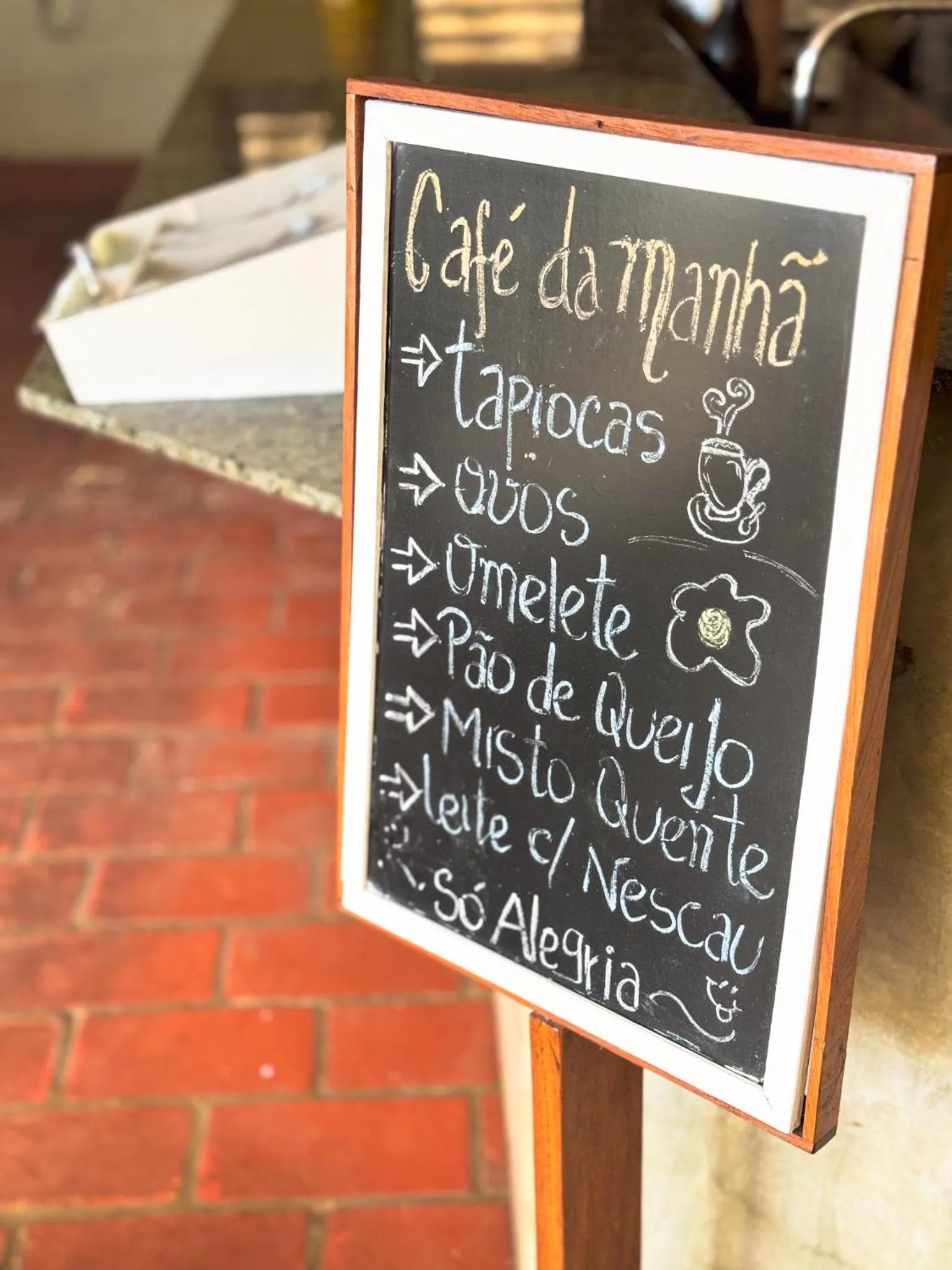Dining area in Pousada Só Alegria