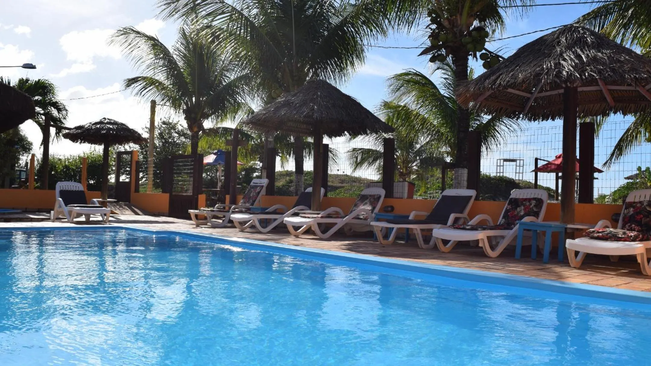 Pool view in Pousada Só Alegria