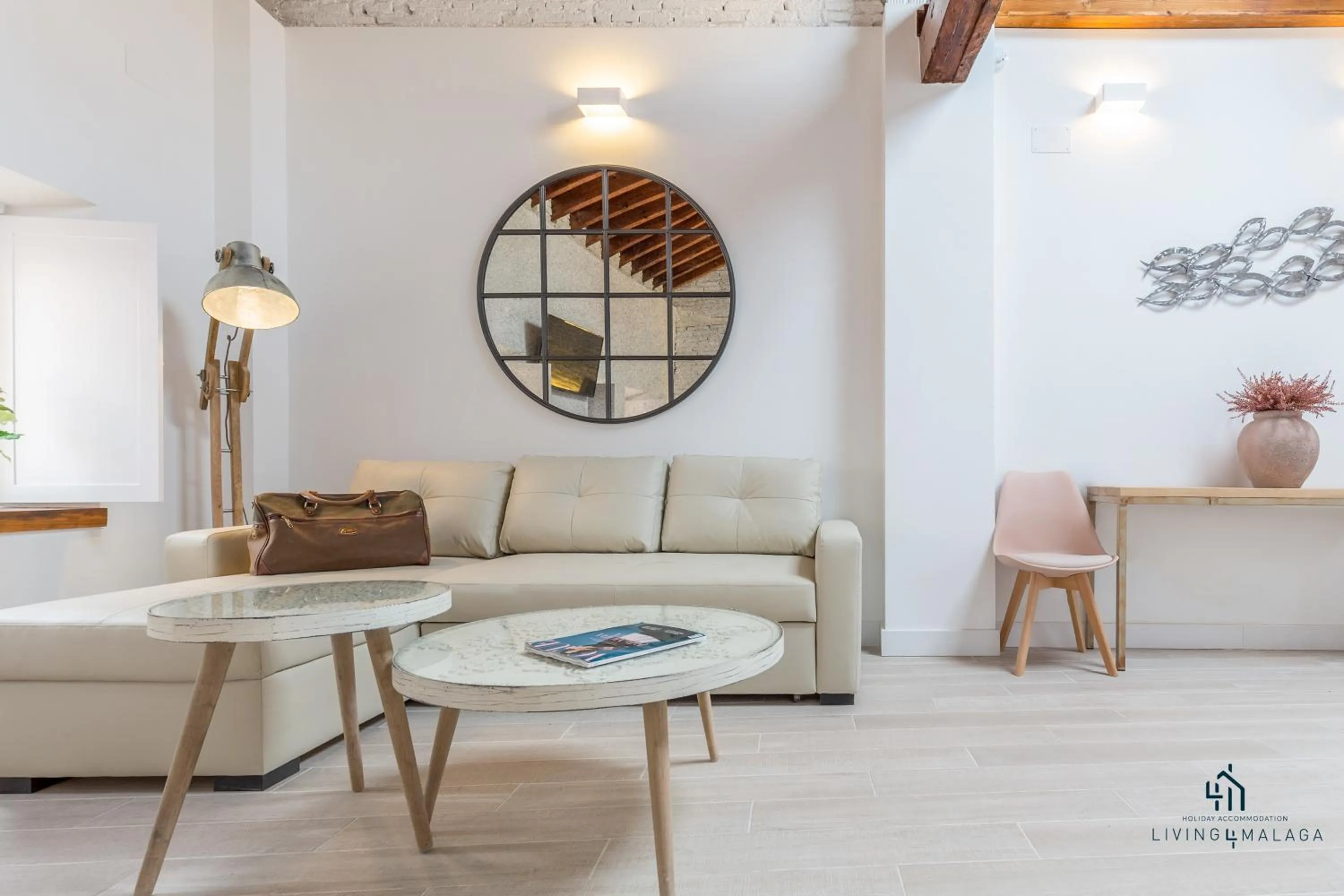 Seating area in Living4Malaga Skyline Apartments