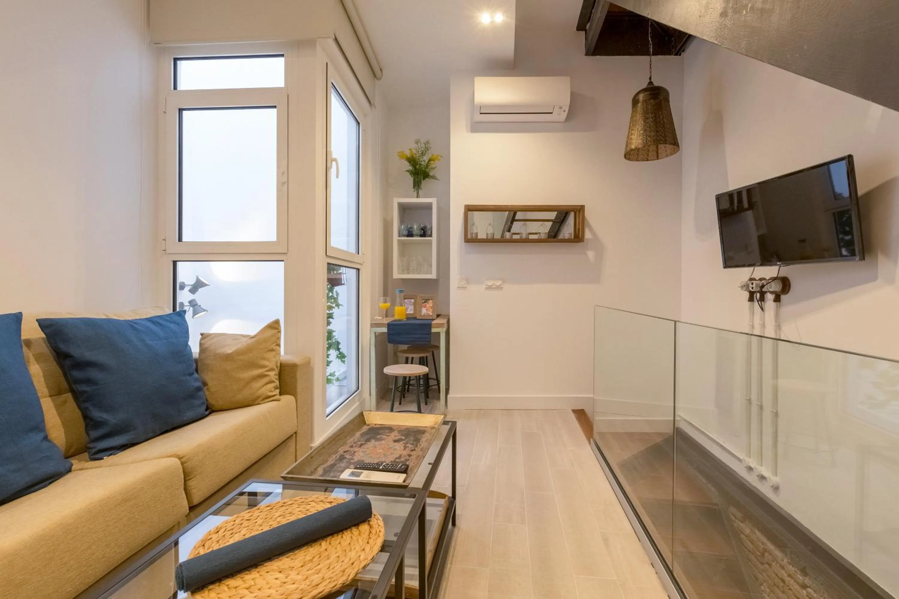 Living room in Living4Malaga Skyline Apartments