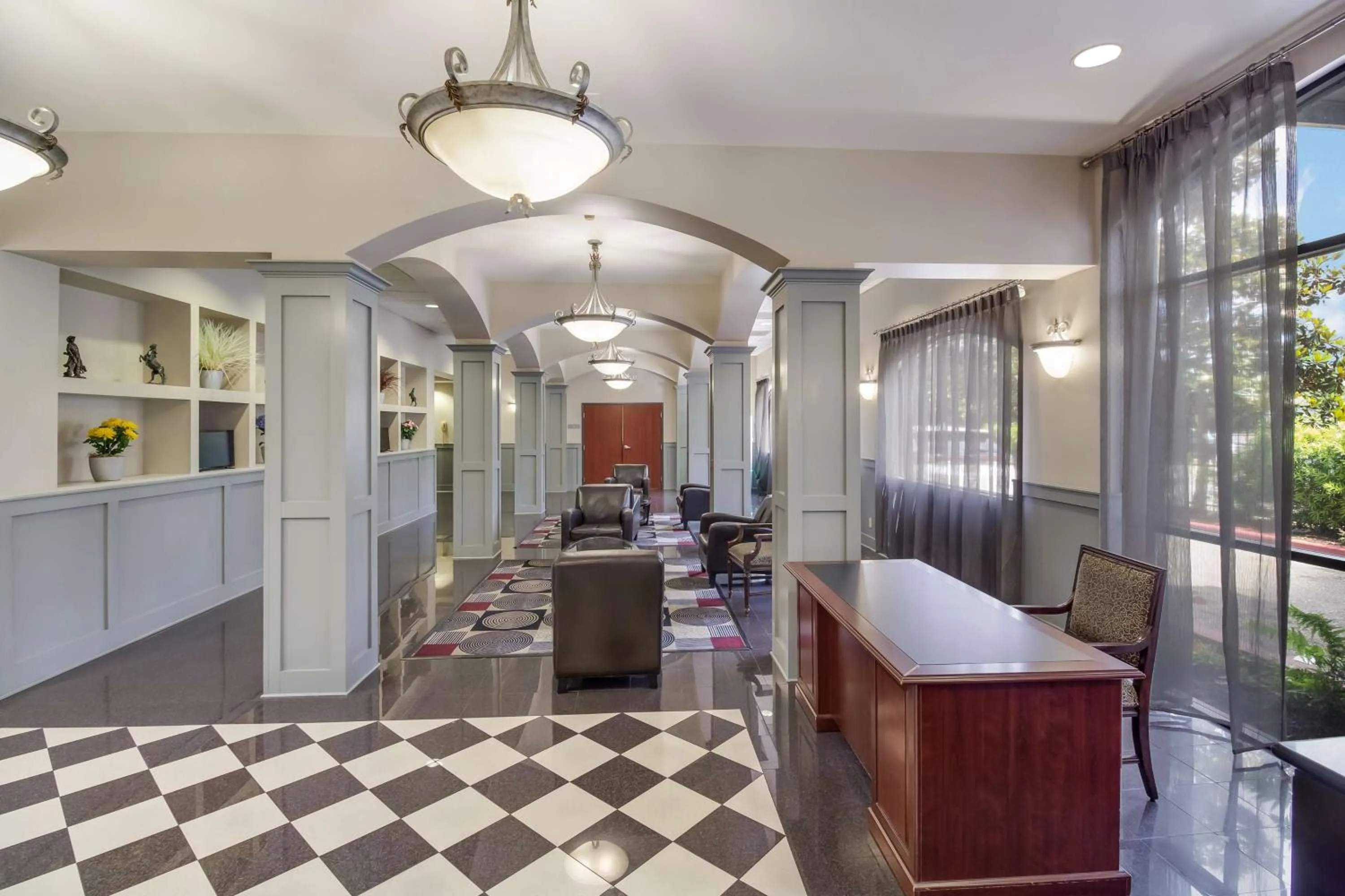 Lobby or reception in SureStay Plus Hotel by Best Western Houston Medical Center