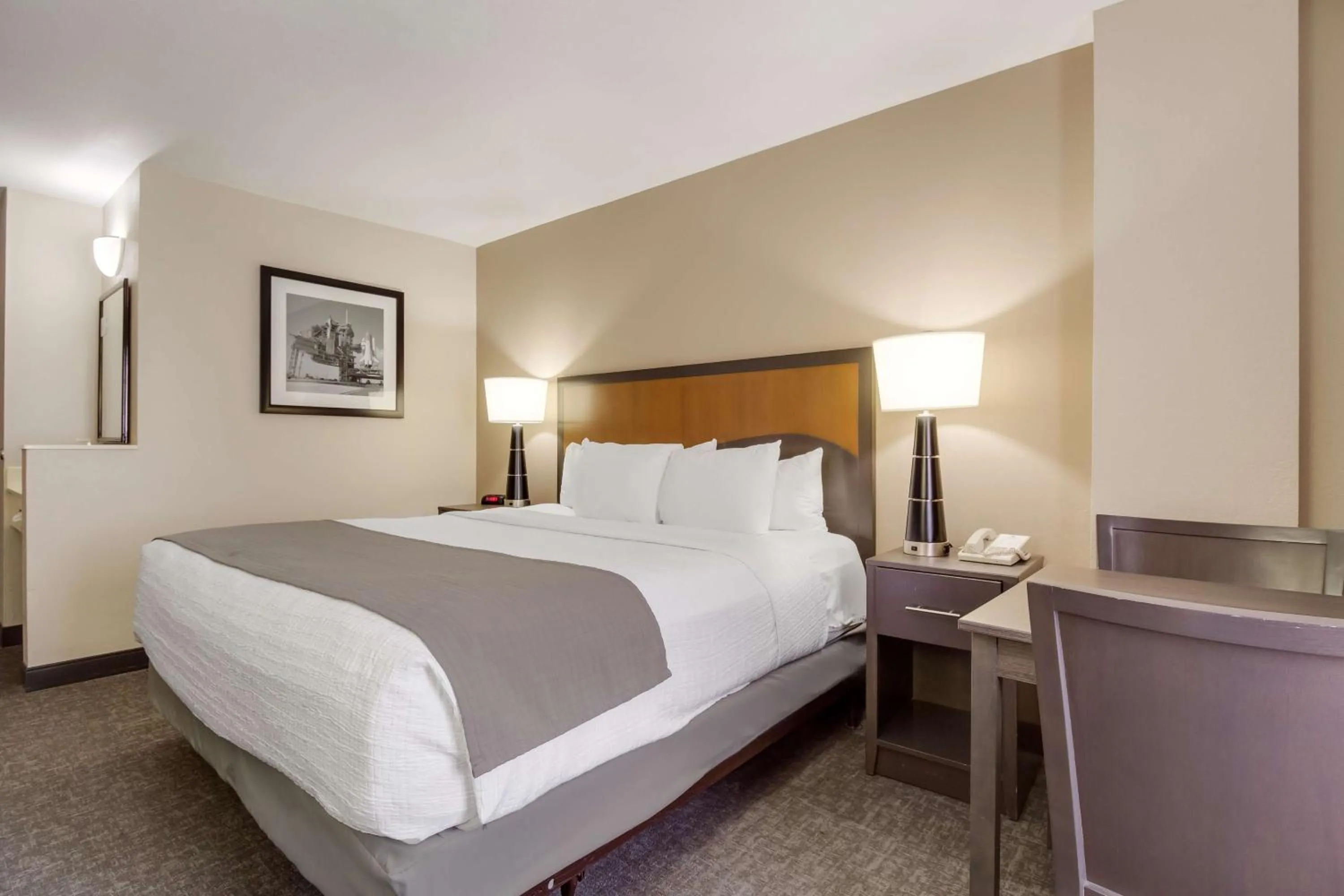 Bedroom in SureStay Plus Hotel by Best Western Houston Medical Center