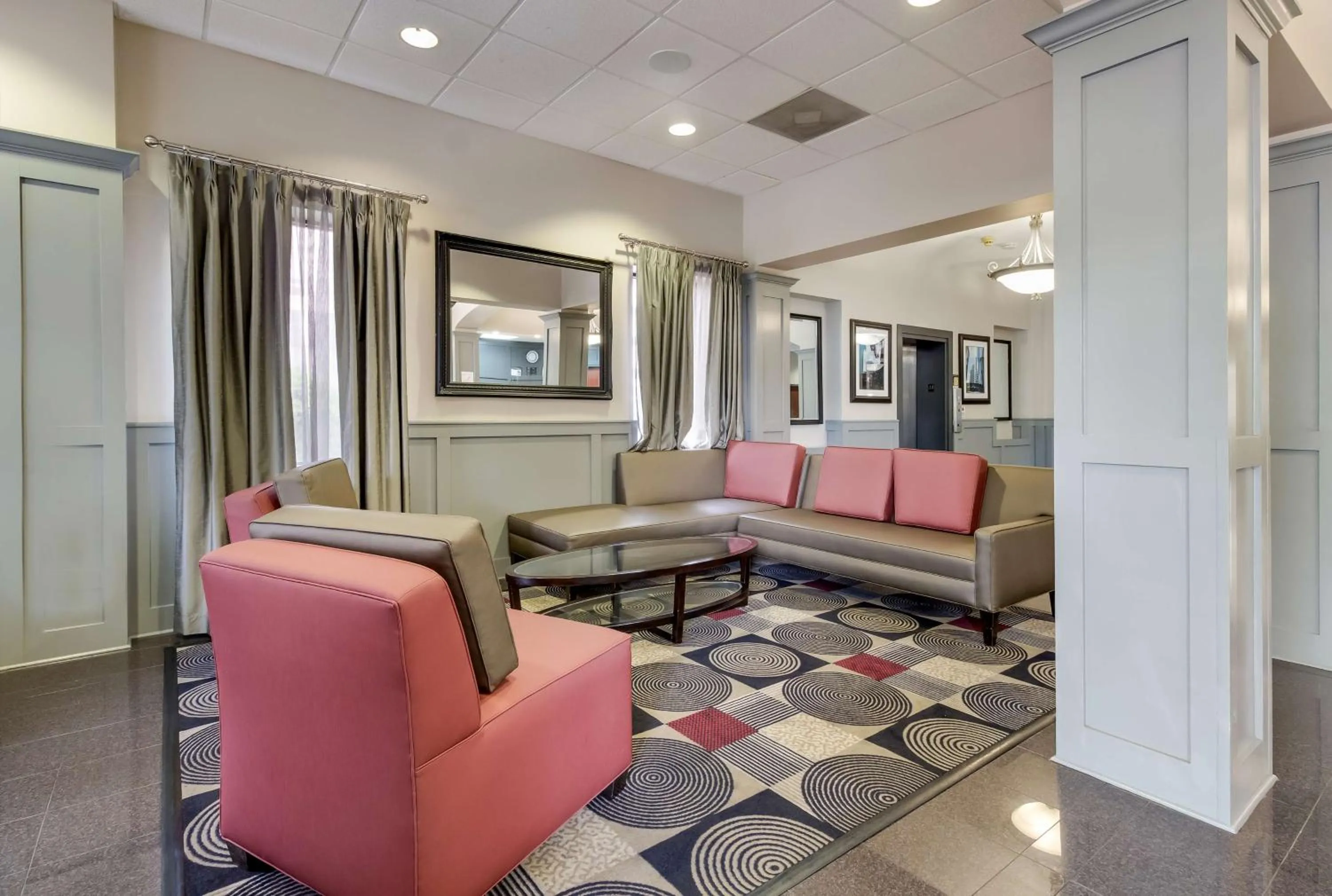 Lobby or reception in SureStay Plus Hotel by Best Western Houston Medical Center