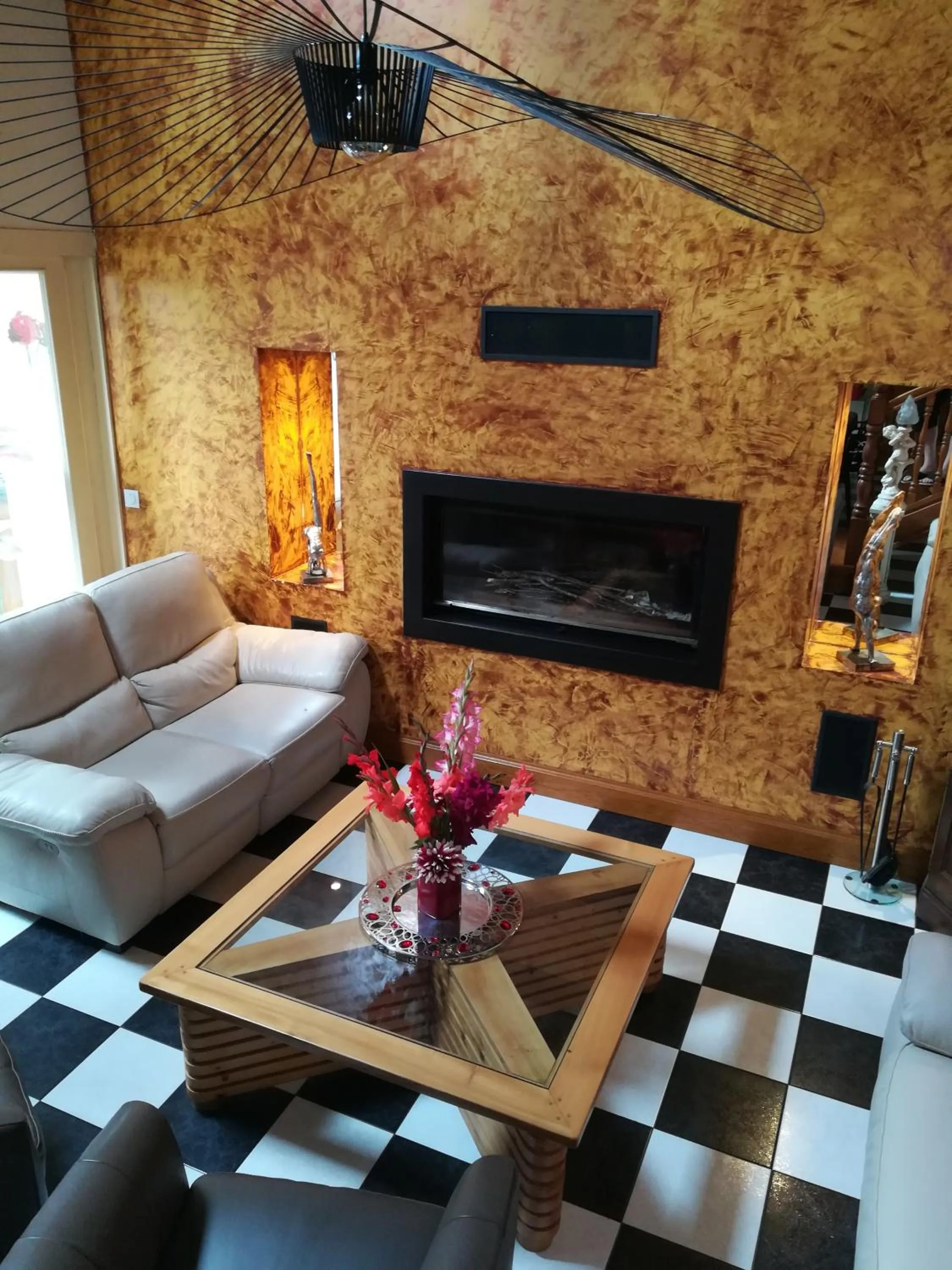 Living room in Chez Herveline Le Fer - Chambres et table d'hôtes