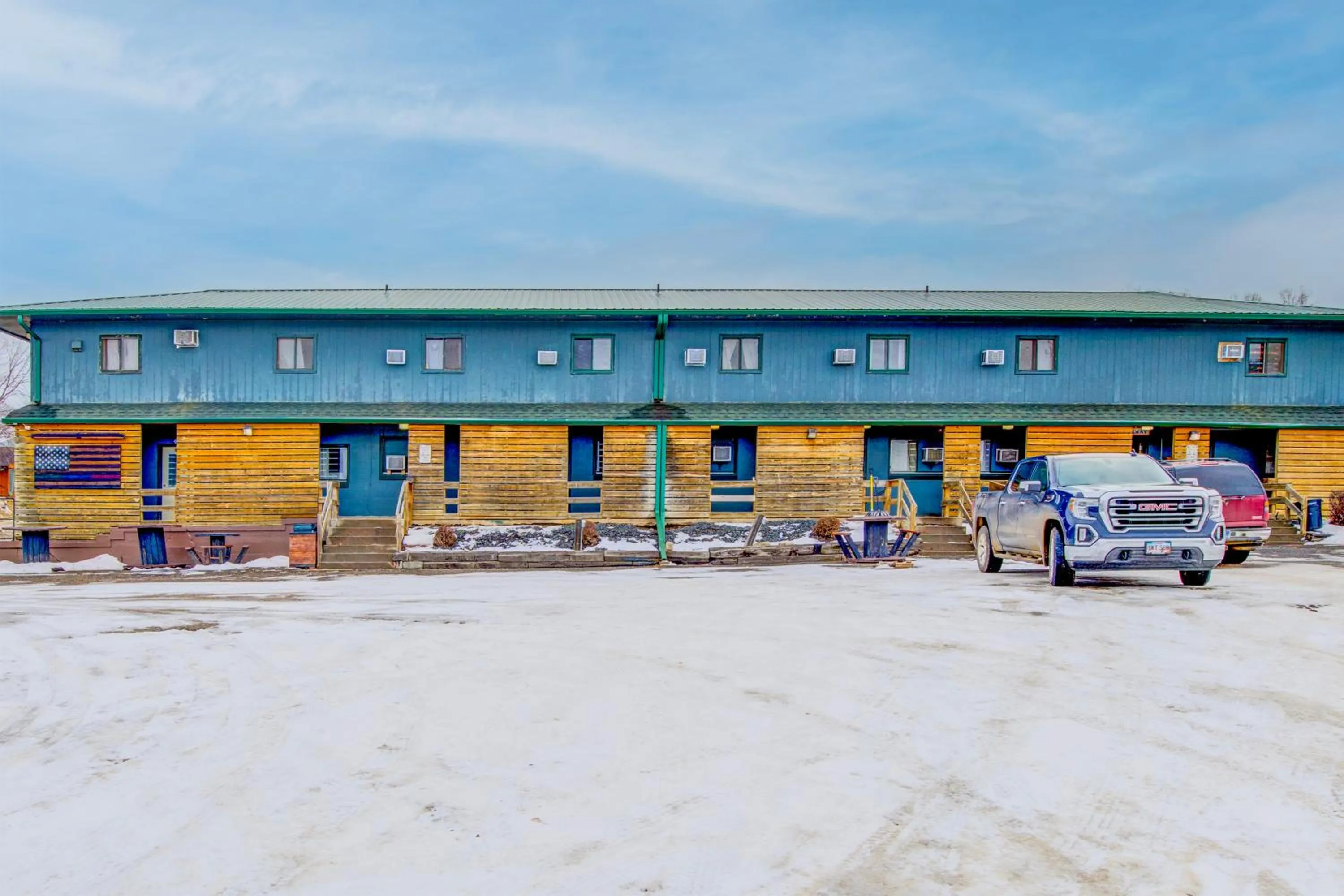 Property building in Bel Aire Motel Chamberlain Near Missouri River I 90