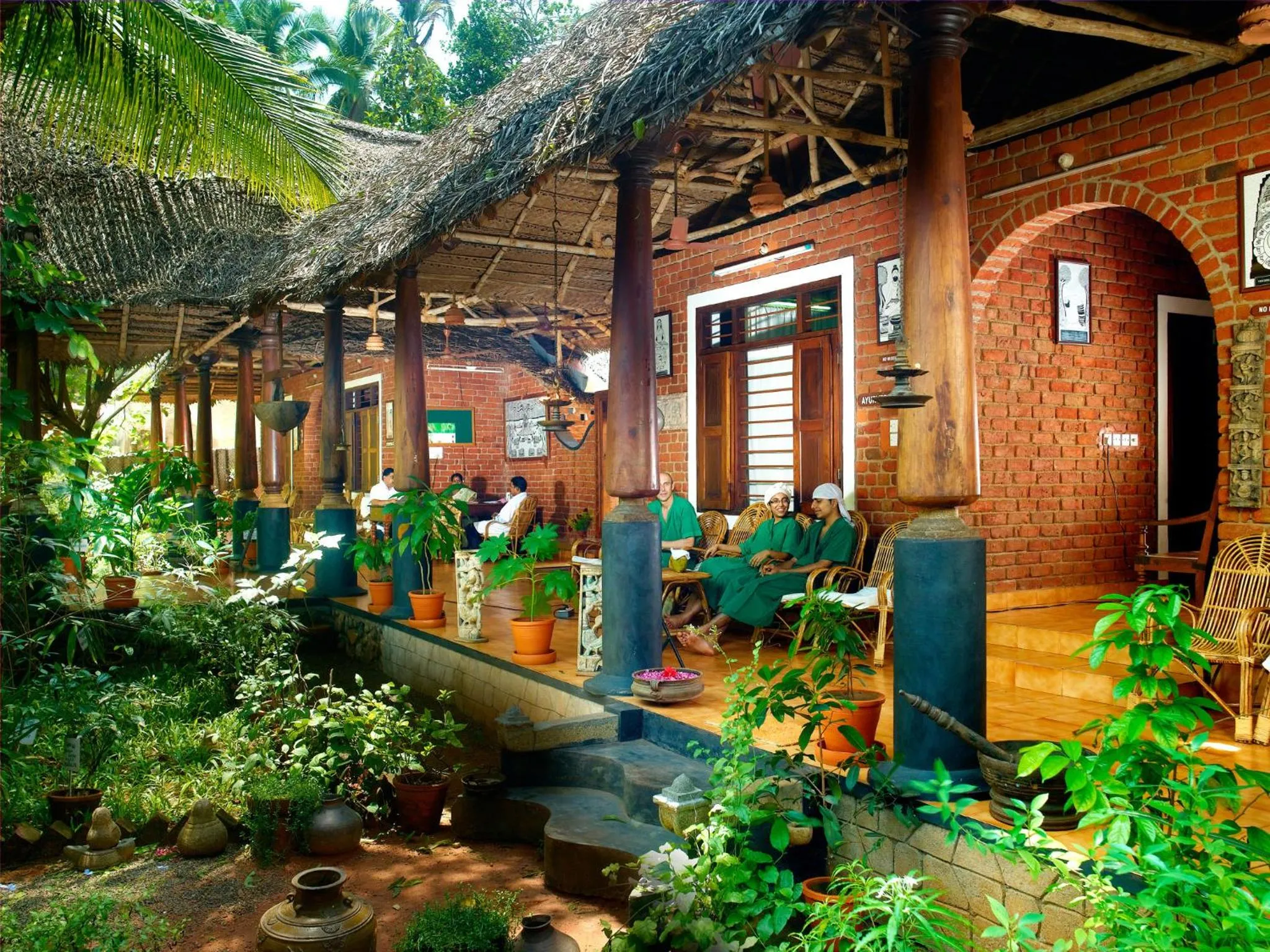 Balcony/Terrace in Somatheeram Ayurveda village