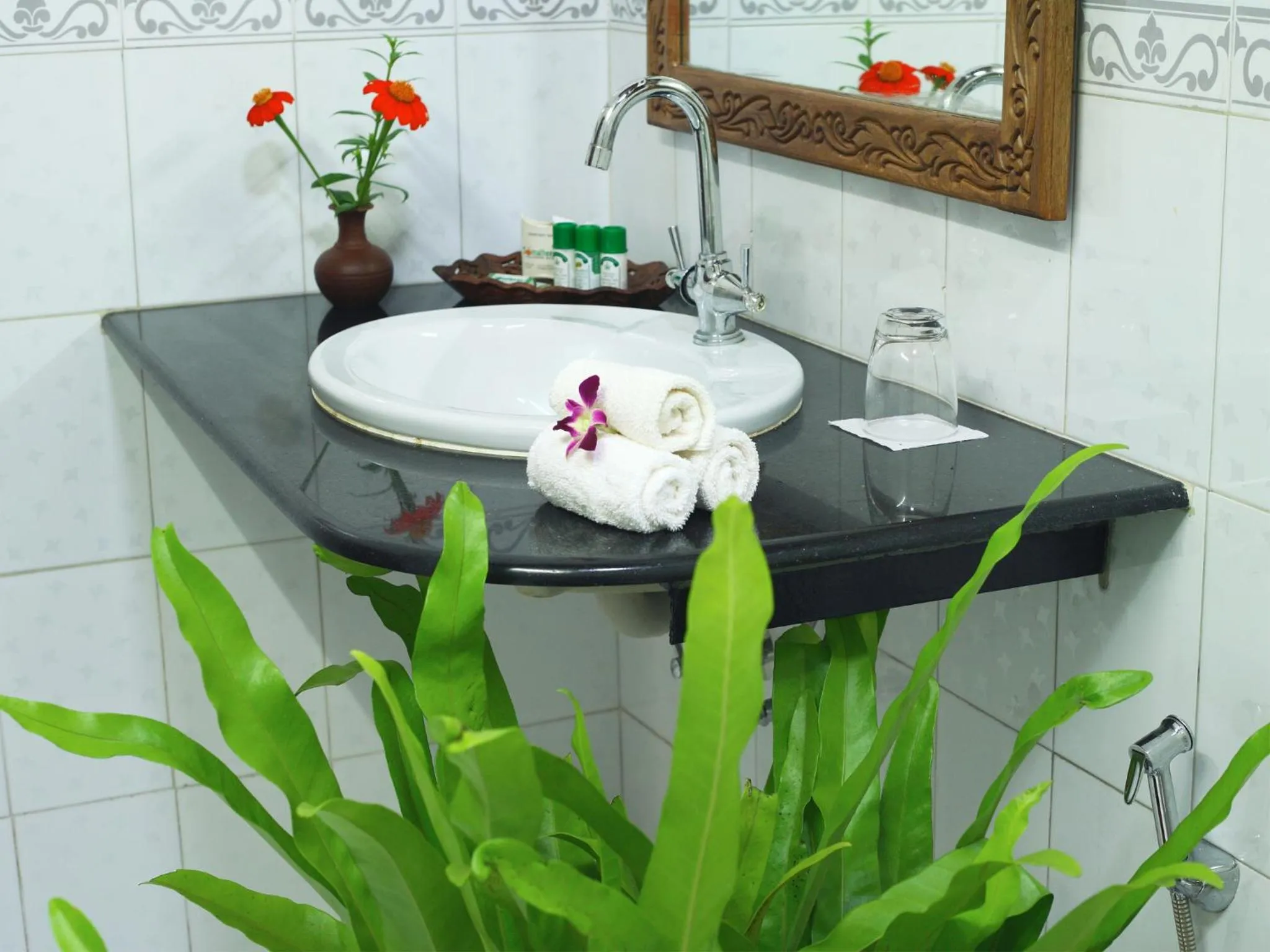 Bathroom in Somatheeram Ayurveda village
