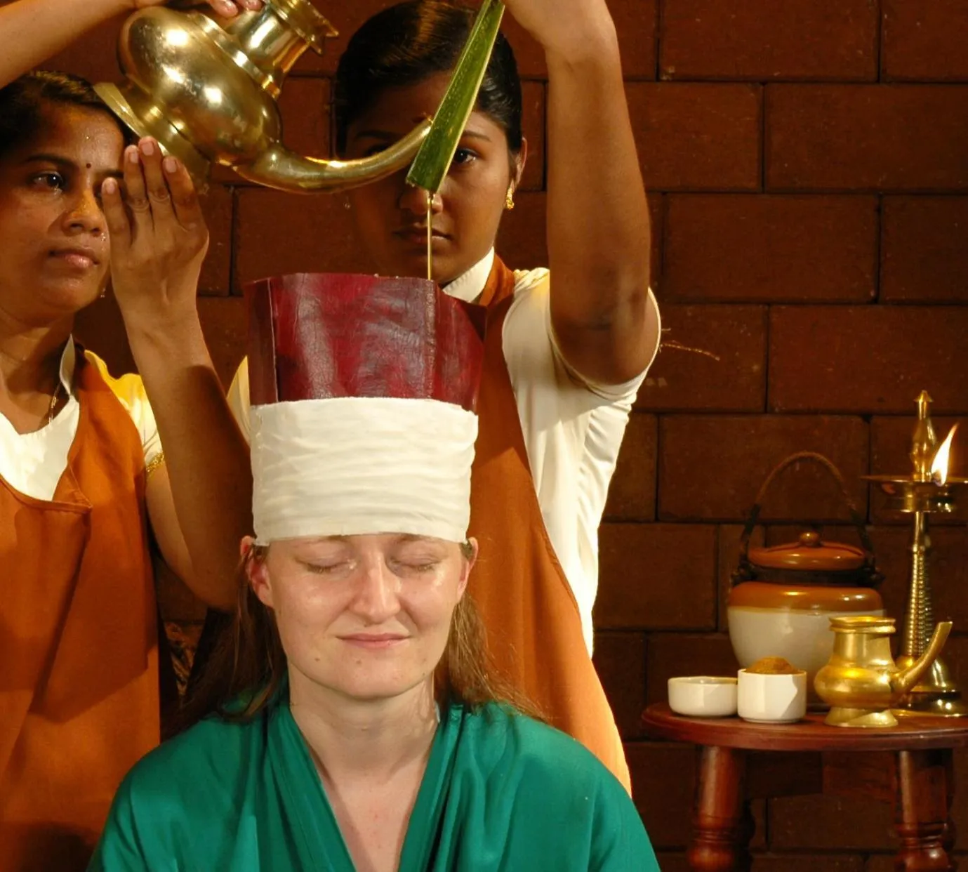 Staff in Somatheeram Ayurveda village