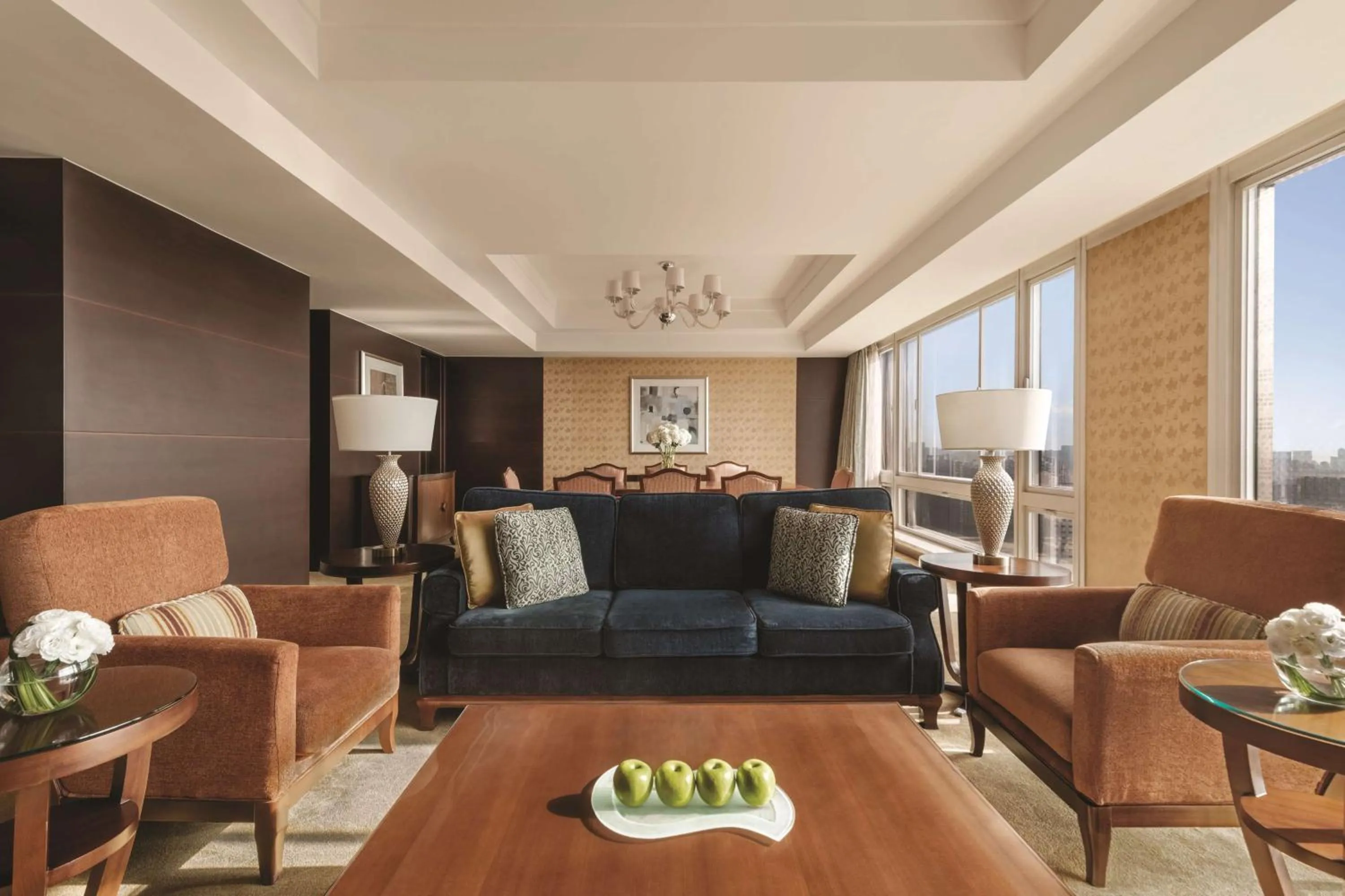 Photo of the whole room in Shangri-La Chengdu