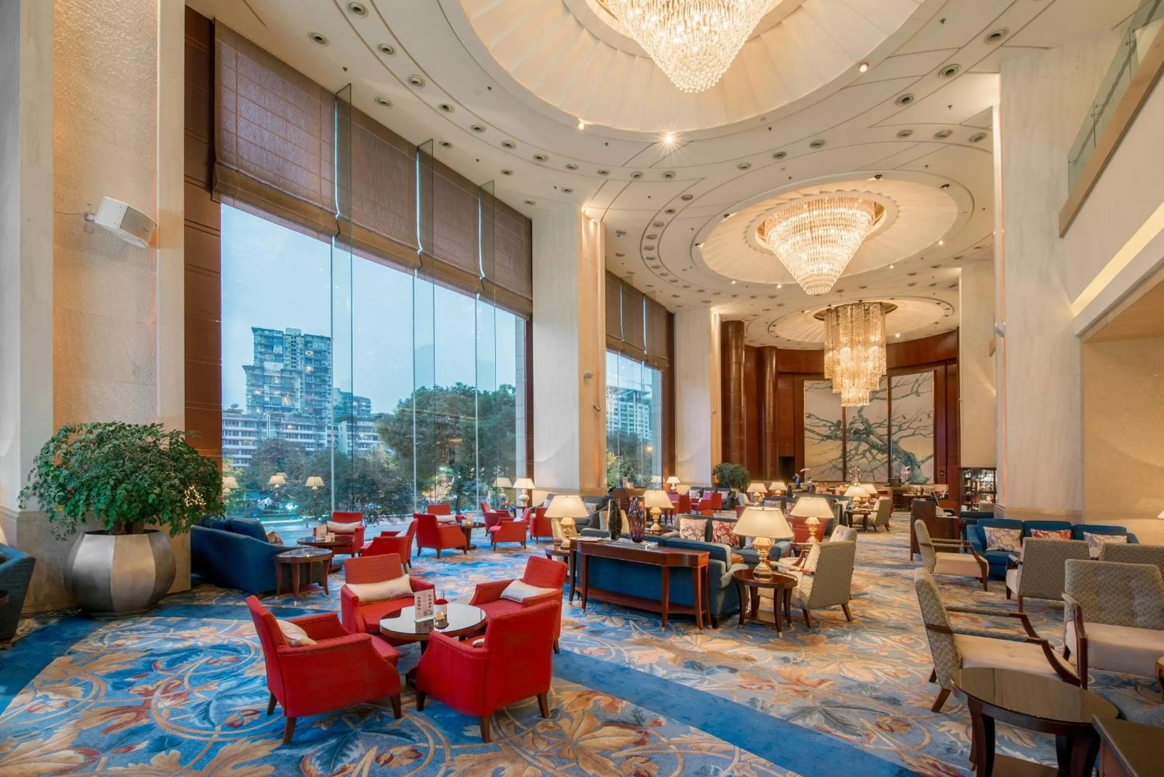 Lounge or bar in Shangri-La Chengdu