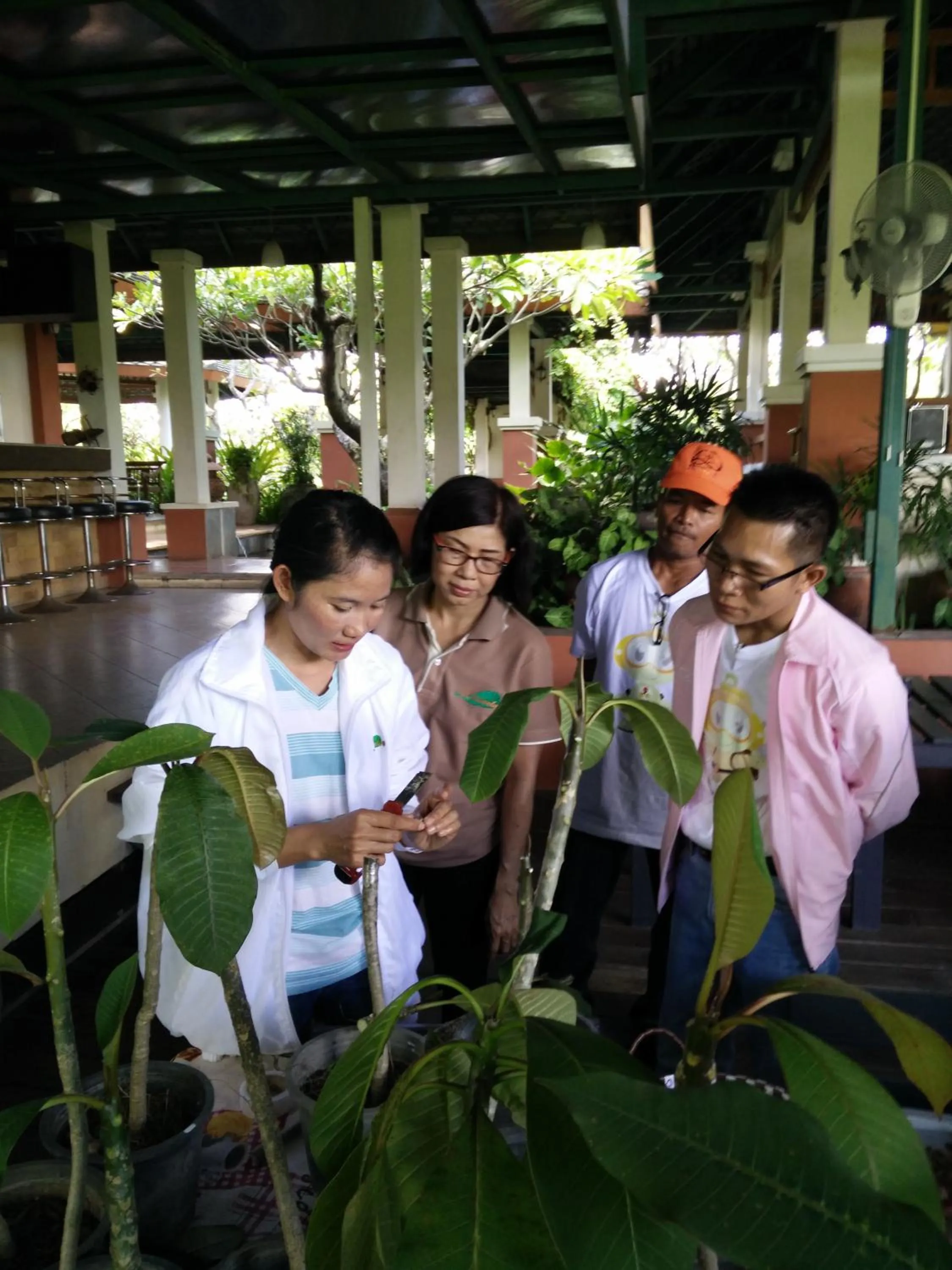 group of guests in Lilawalai Resort