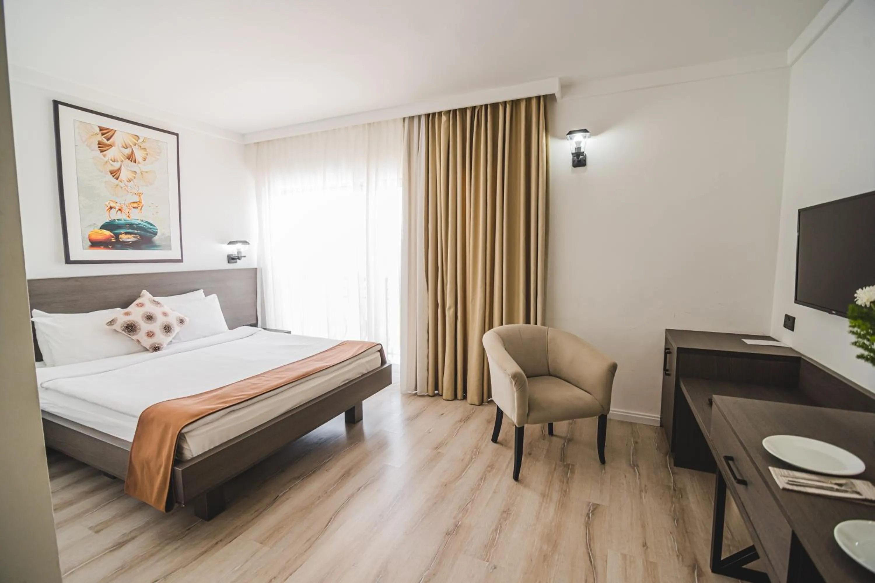 Bed in UPTOWN Büyük Anadolu Girne Hotel