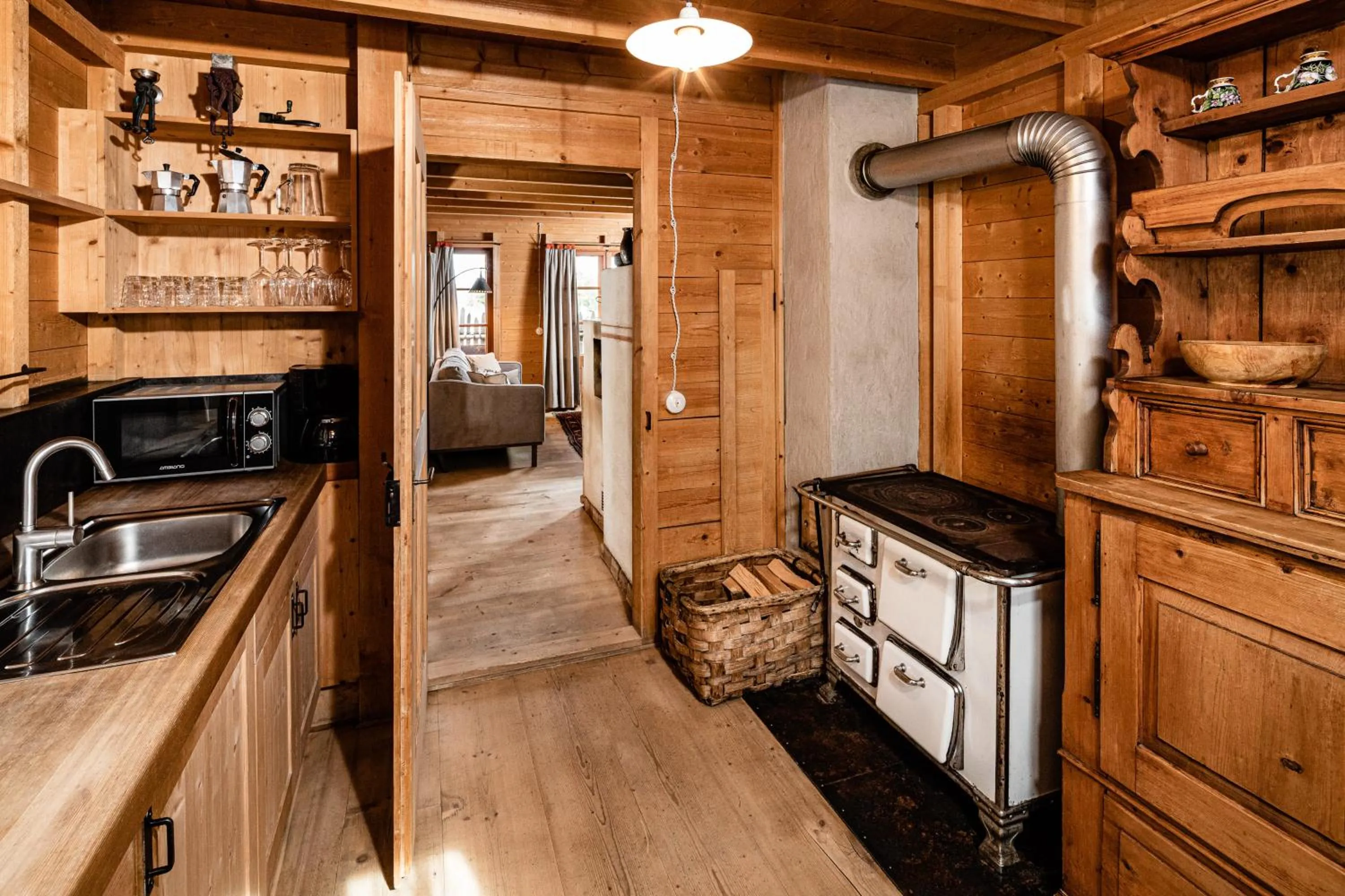 Kitchen or kitchenette in Mountain Resort Patzenfeld