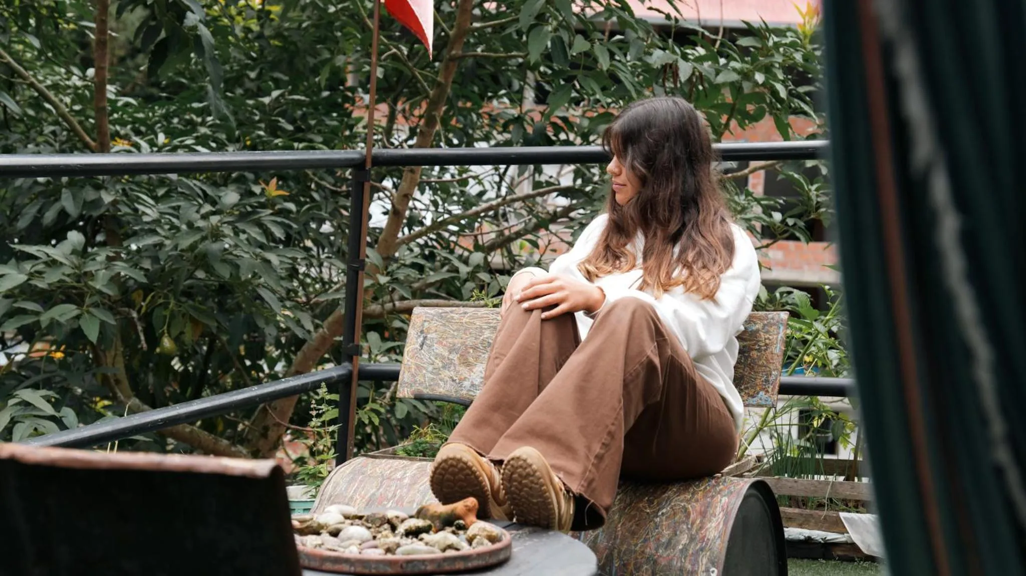 Balcony/Terrace in Supertramp Hostel Machupicchu