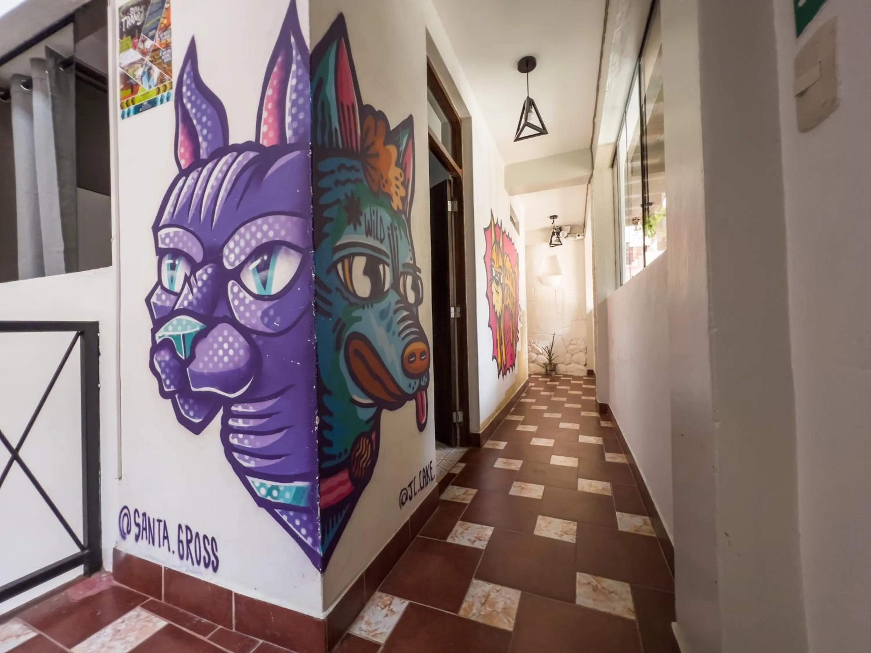 Decorative detail in Supertramp Hostel Machupicchu