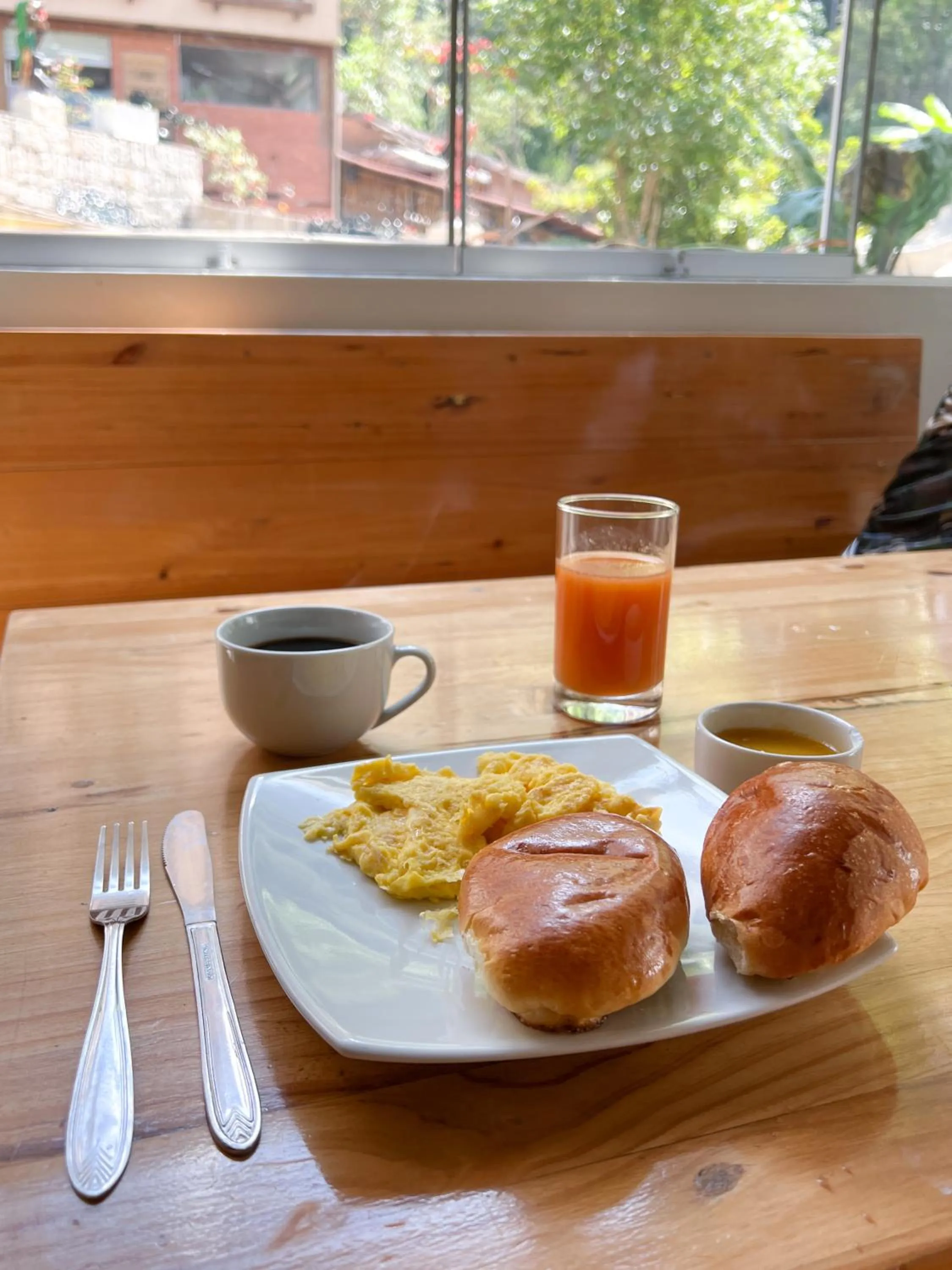 Food in Supertramp Hostel Machupicchu