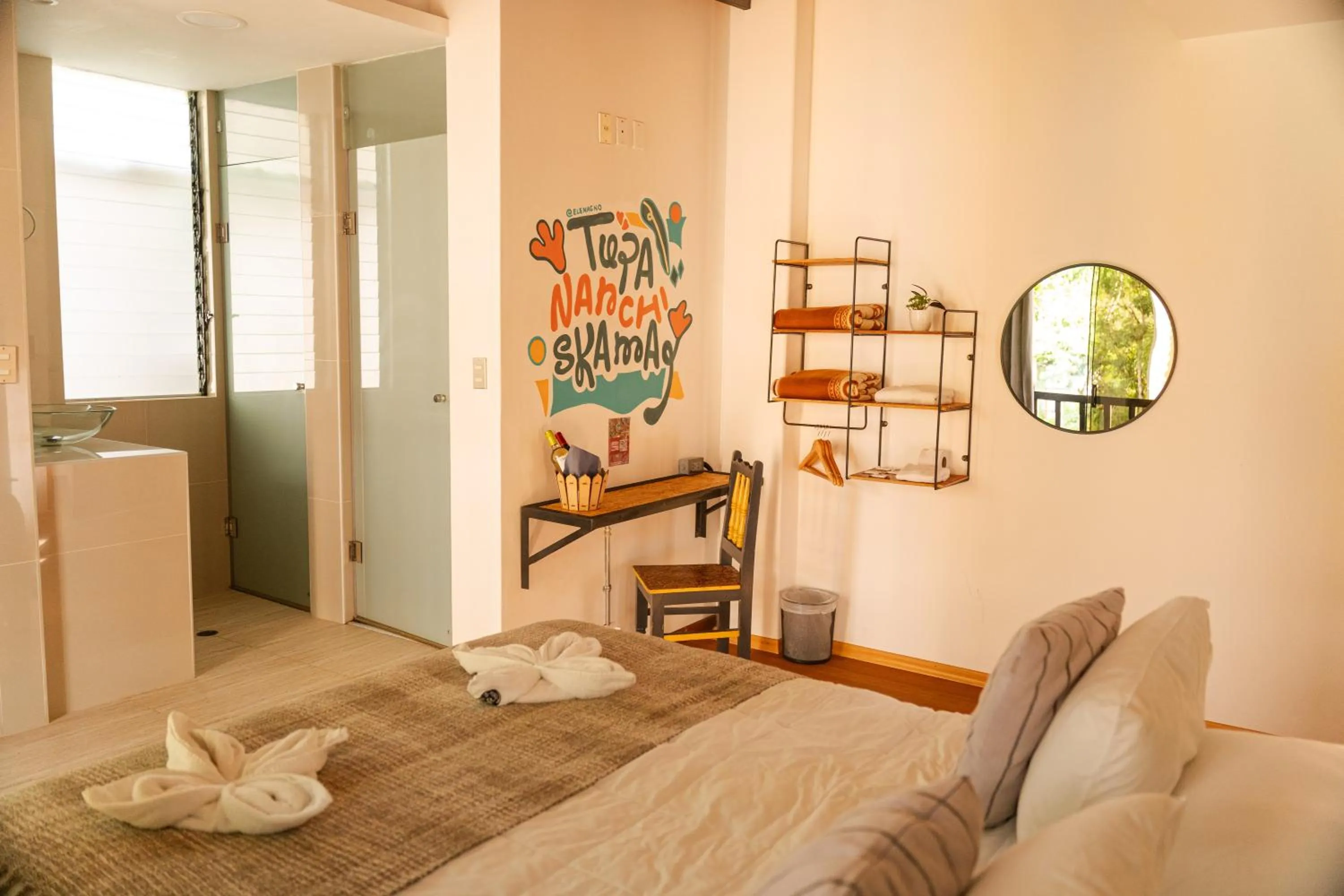 View (from property/room), Bed in Supertramp Hostel Machupicchu