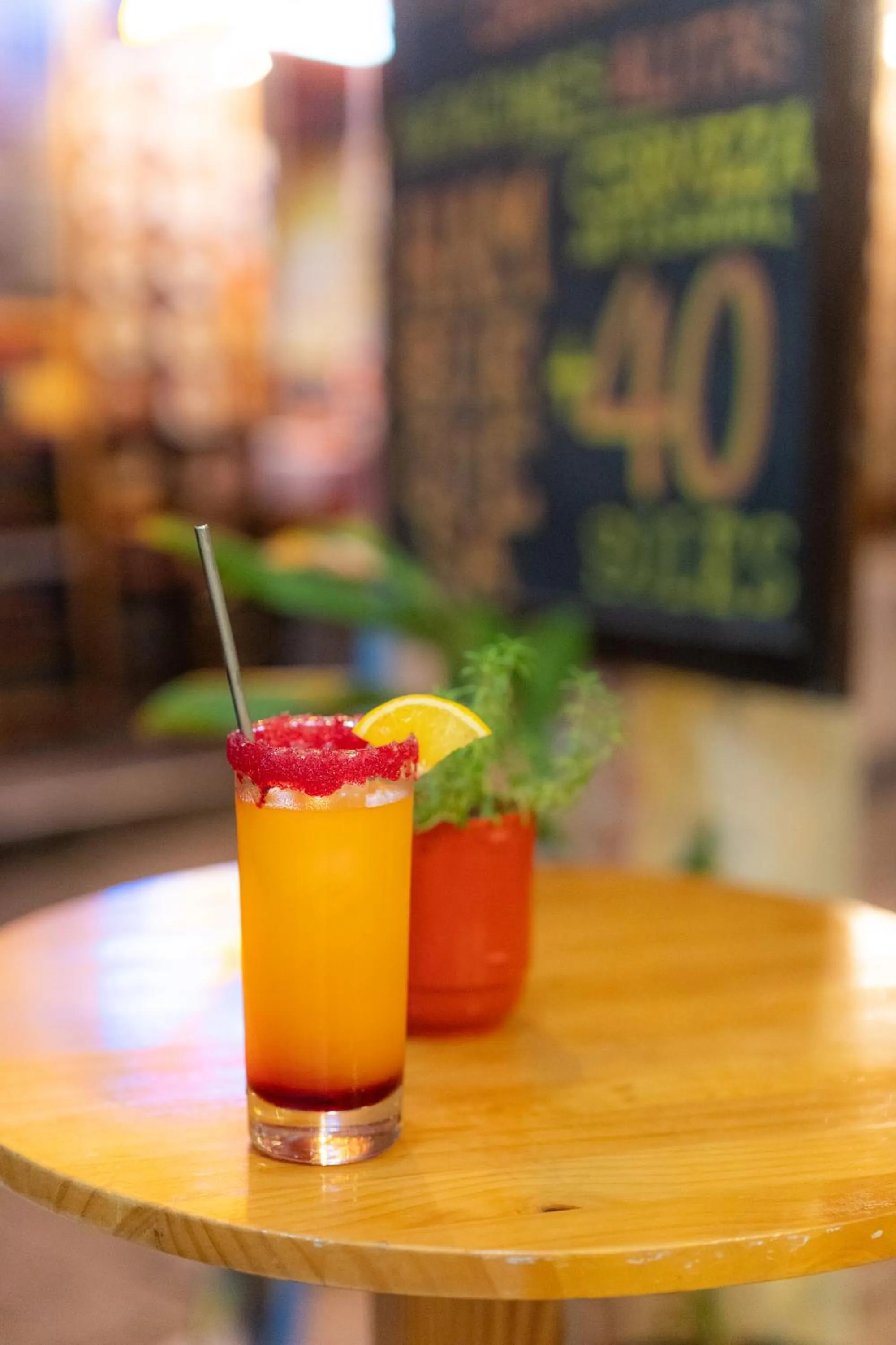 Drinks in Supertramp Hostel Machupicchu