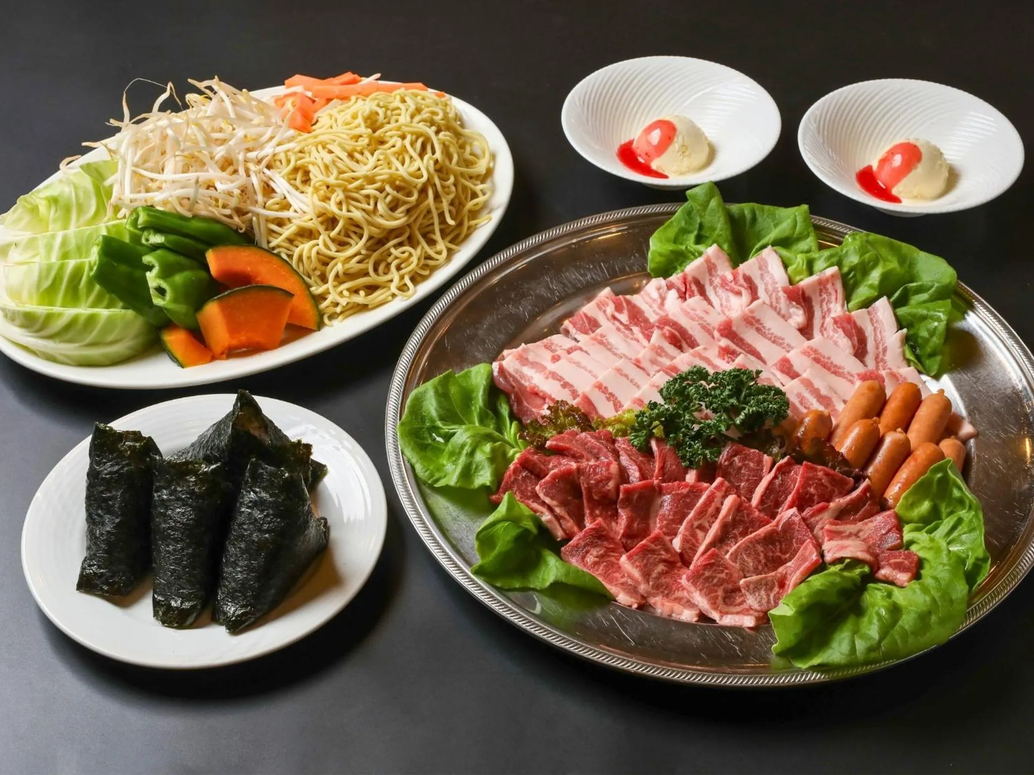 Food close-up in Ikoi no mura Notohanto