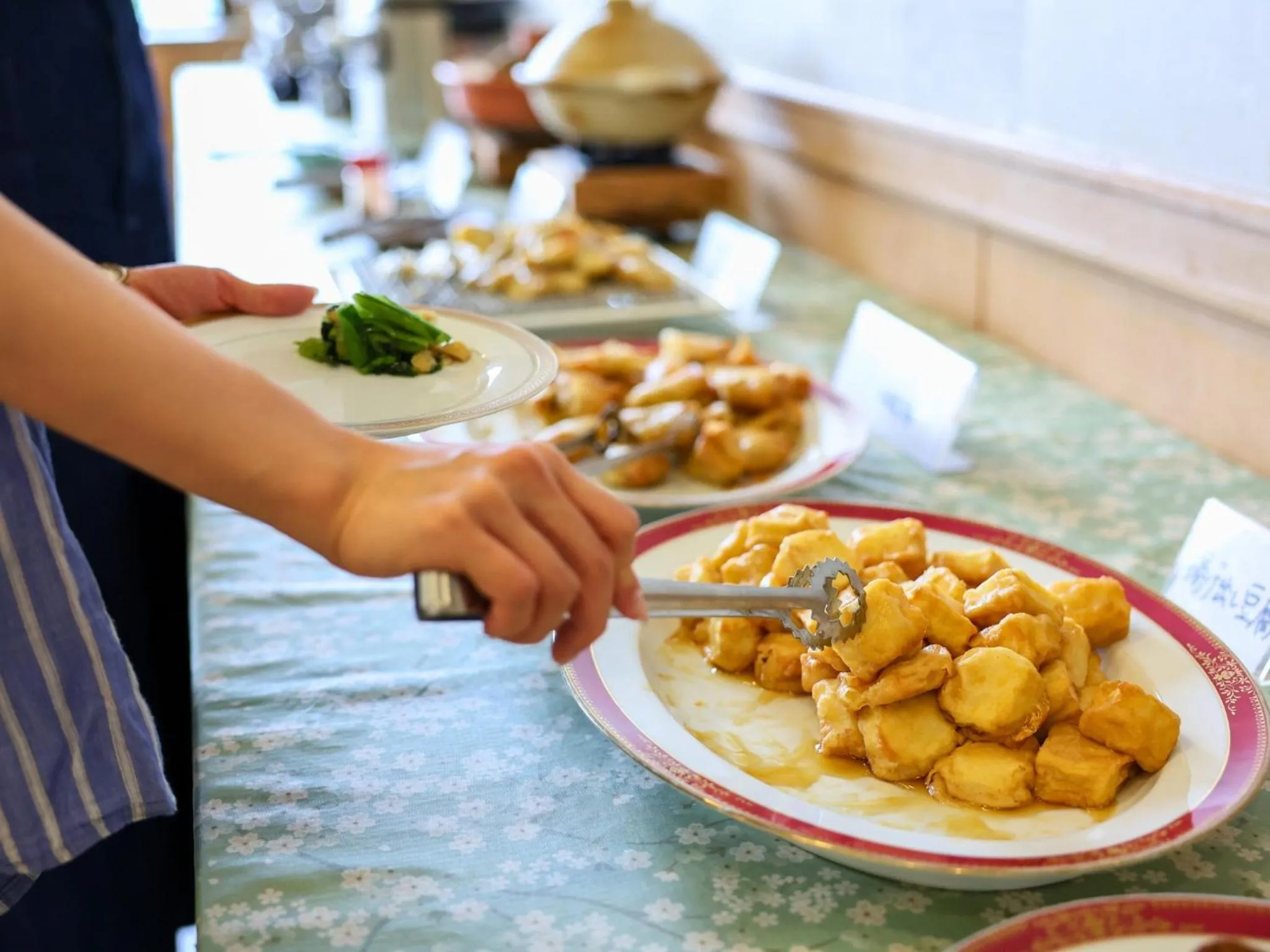 Breakfast in Ikoi no mura Notohanto