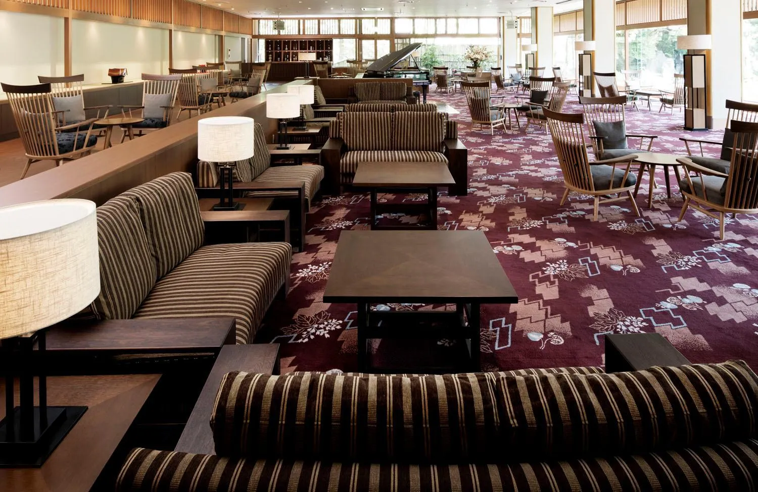 Lounge or bar in Marumine Kanko Hotel