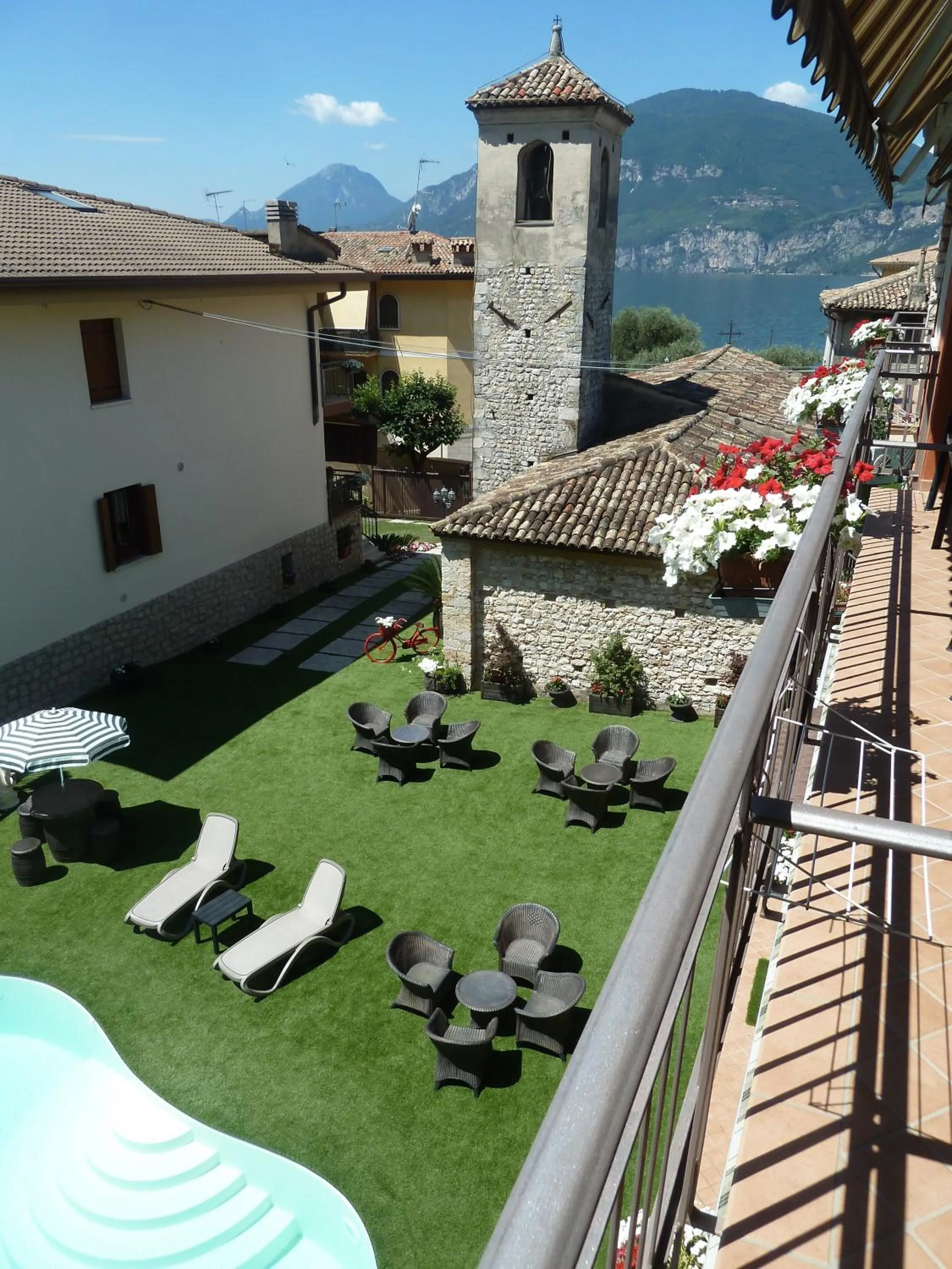 Garden in Albergo Casa Este