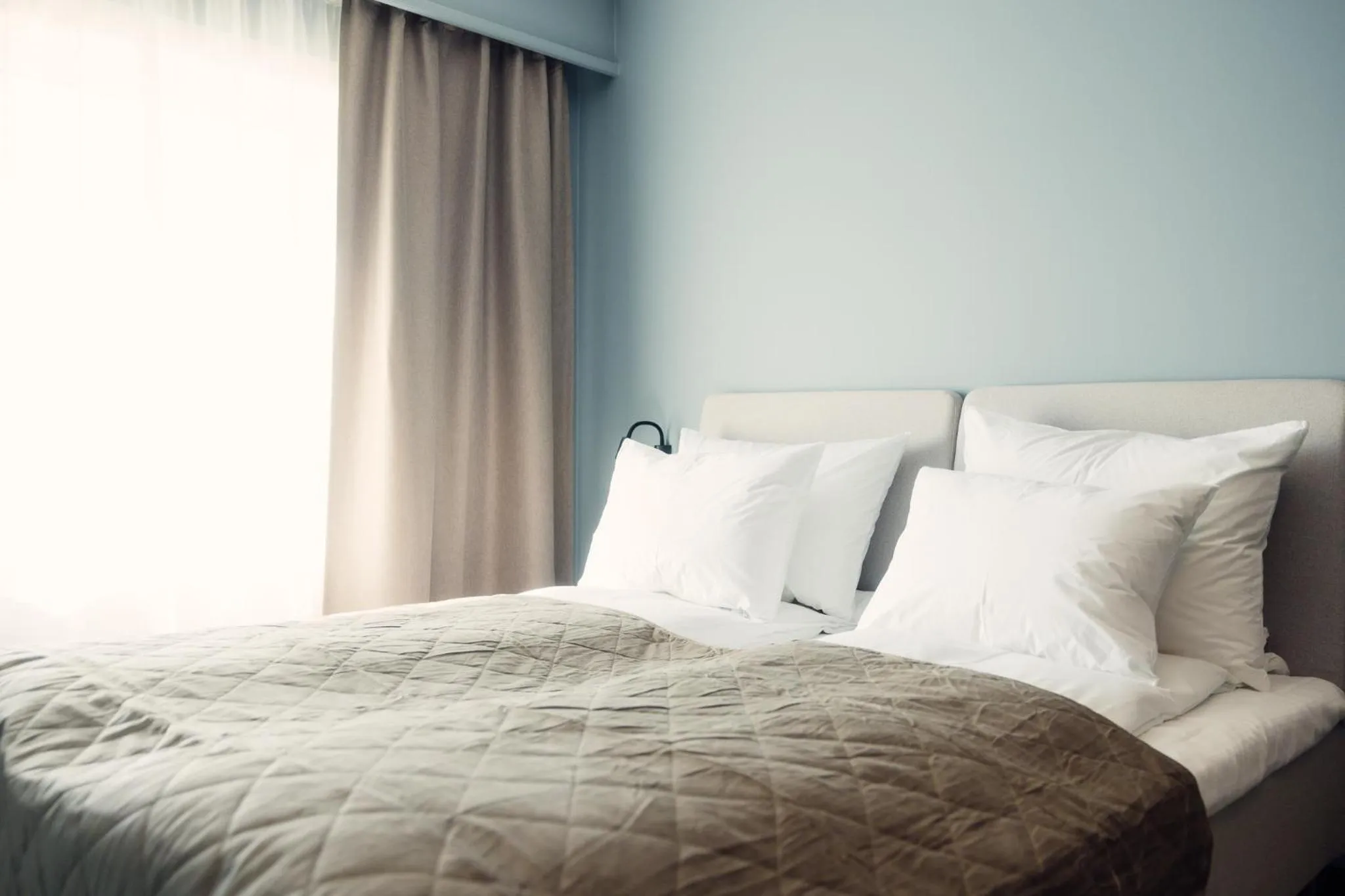 Bed in Bjerkvik Hotell