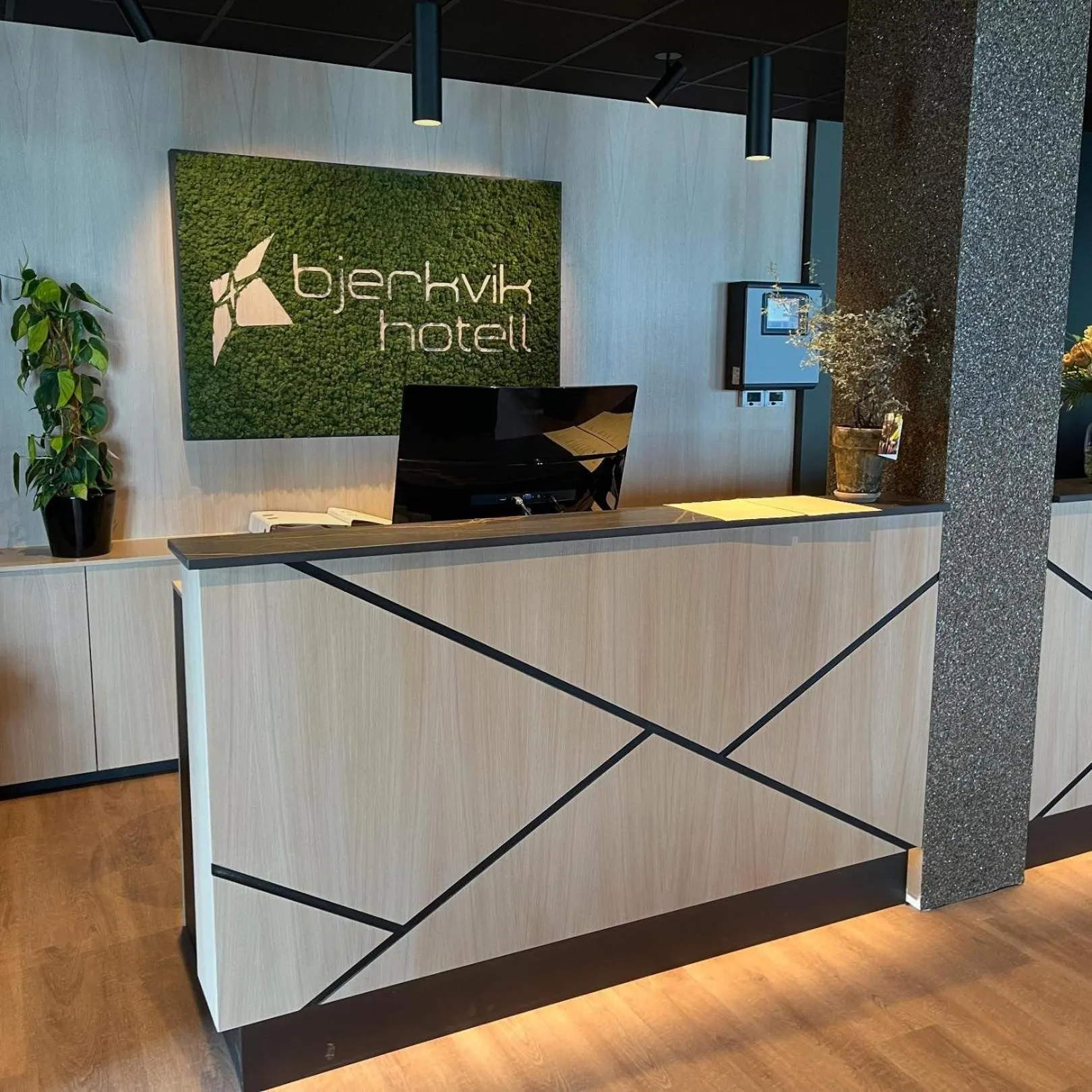 Lobby or reception in Bjerkvik Hotell