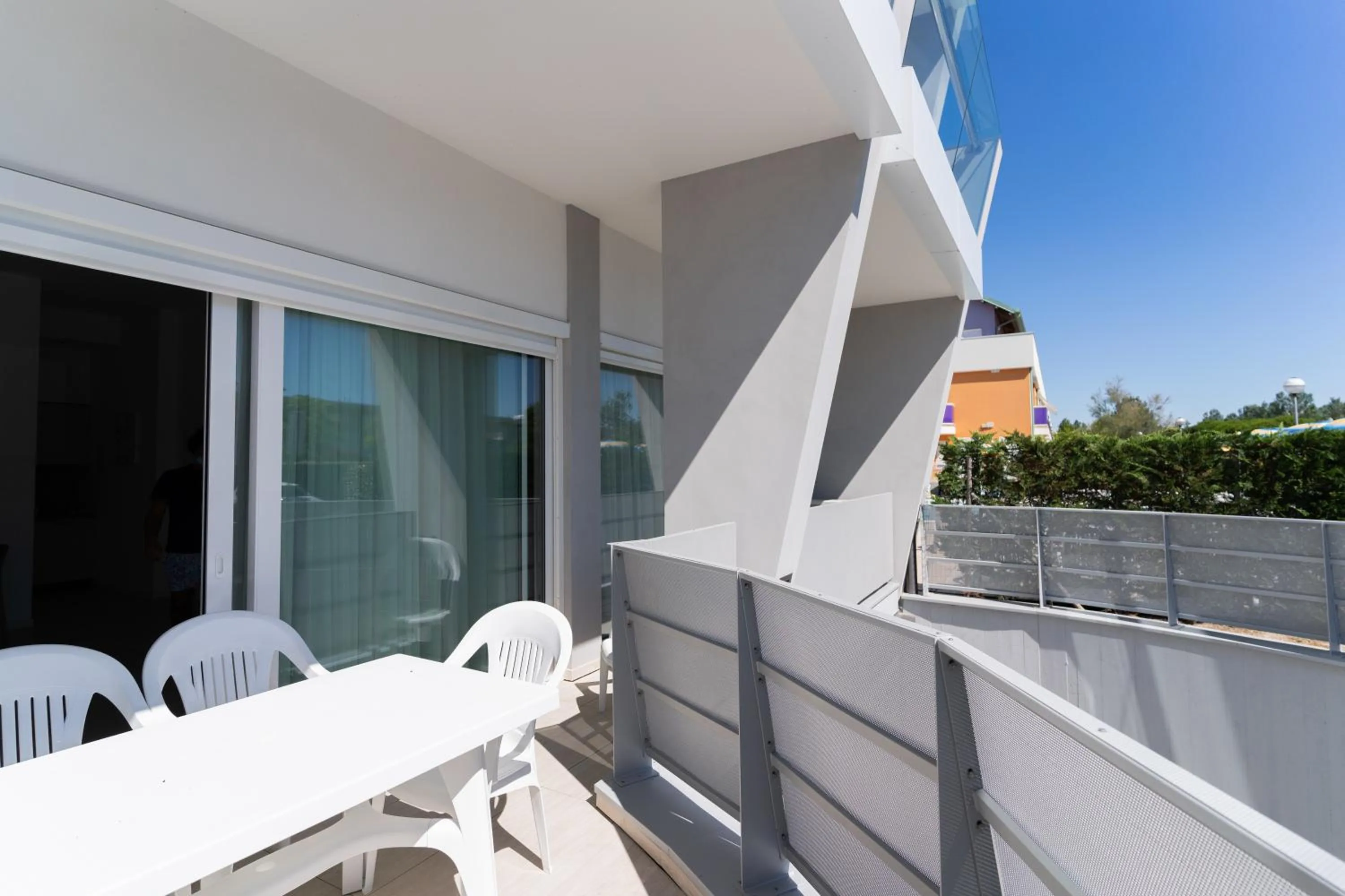 Balcony/Terrace in Residenza Turistica Alberghiera Blue Marine