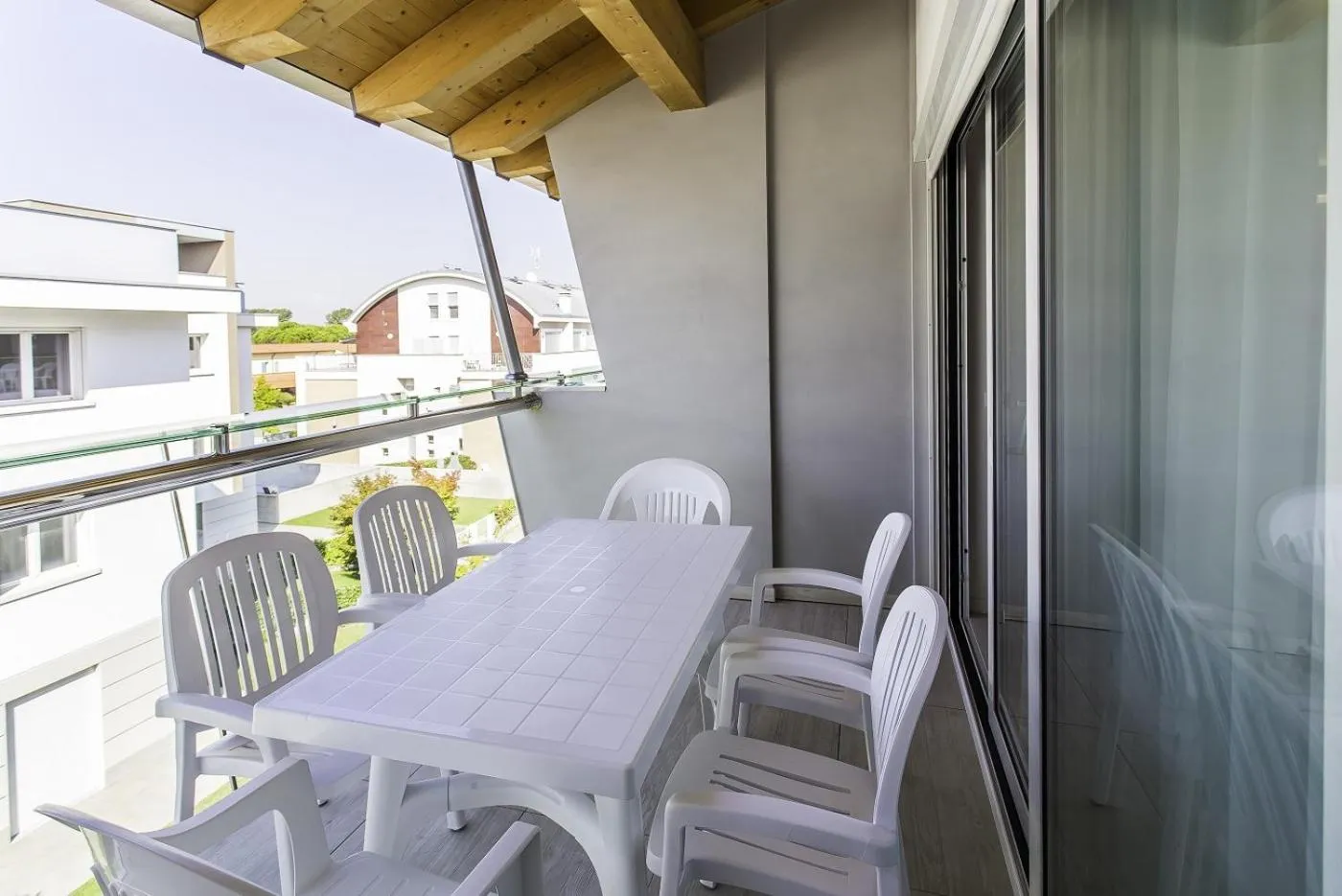 Balcony/Terrace in Residenza Turistica Alberghiera Blue Marine