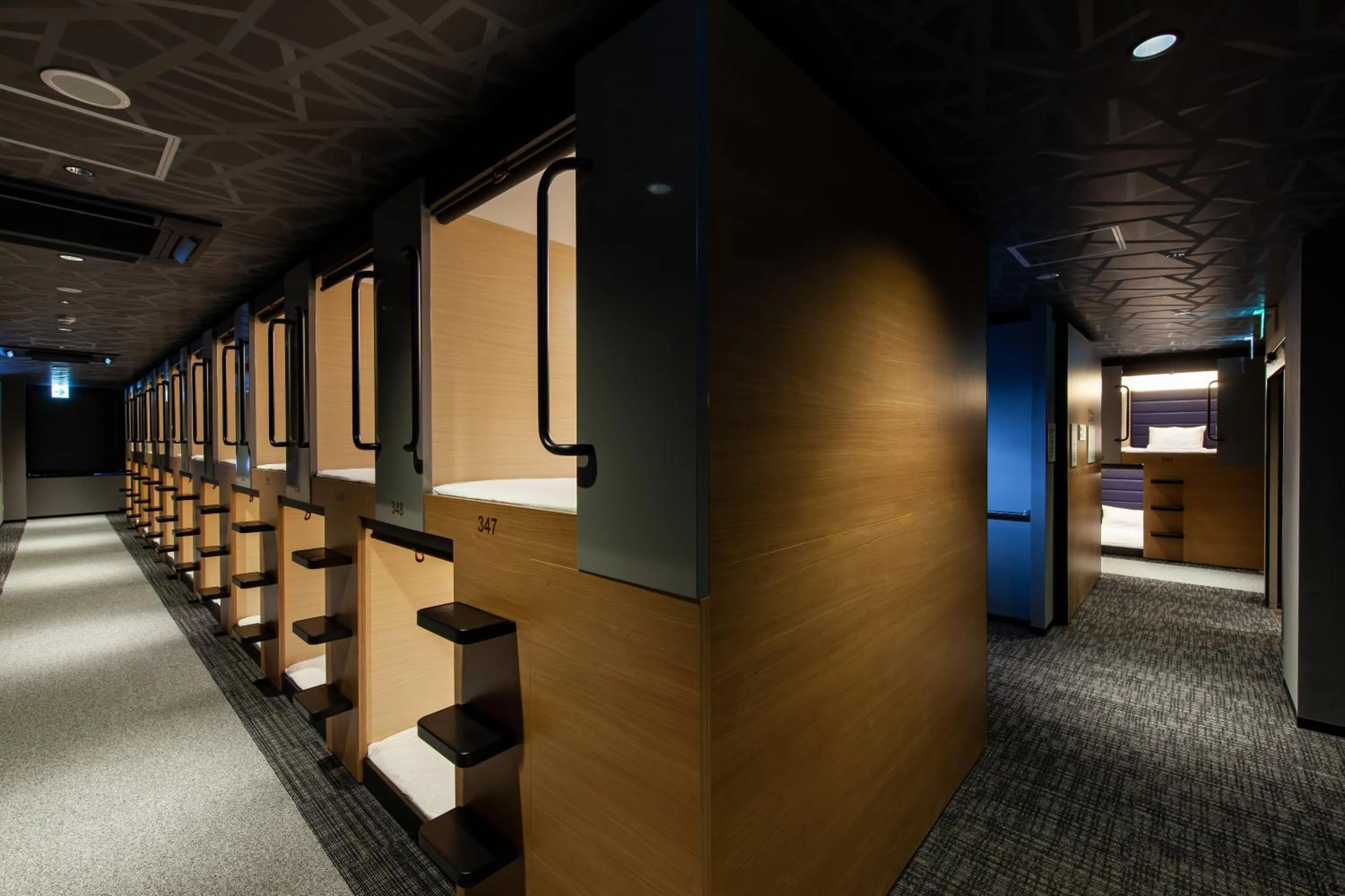 Photo of the whole room in Y's CABIN&HOTEL Naha Kokusai Street