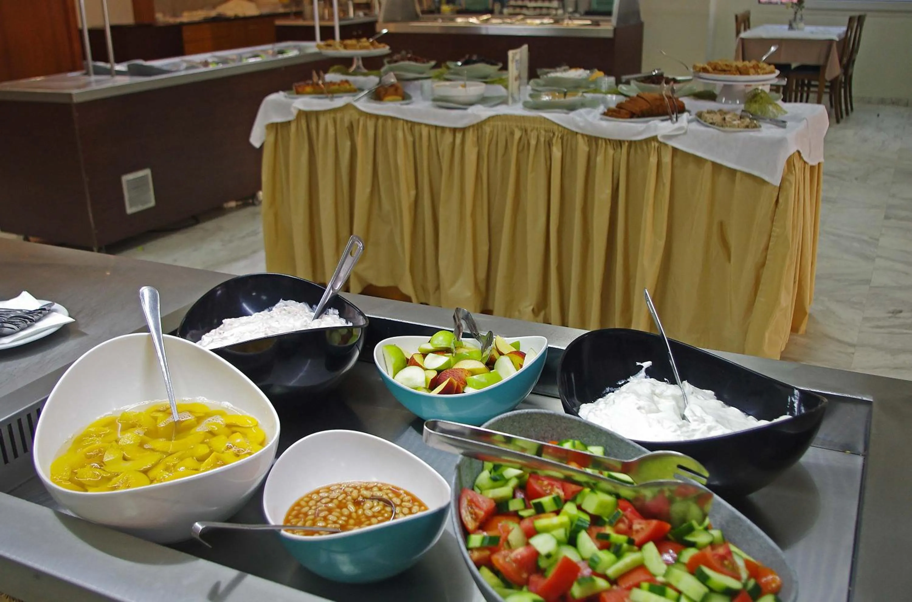 Food in Sun Beach Hotel