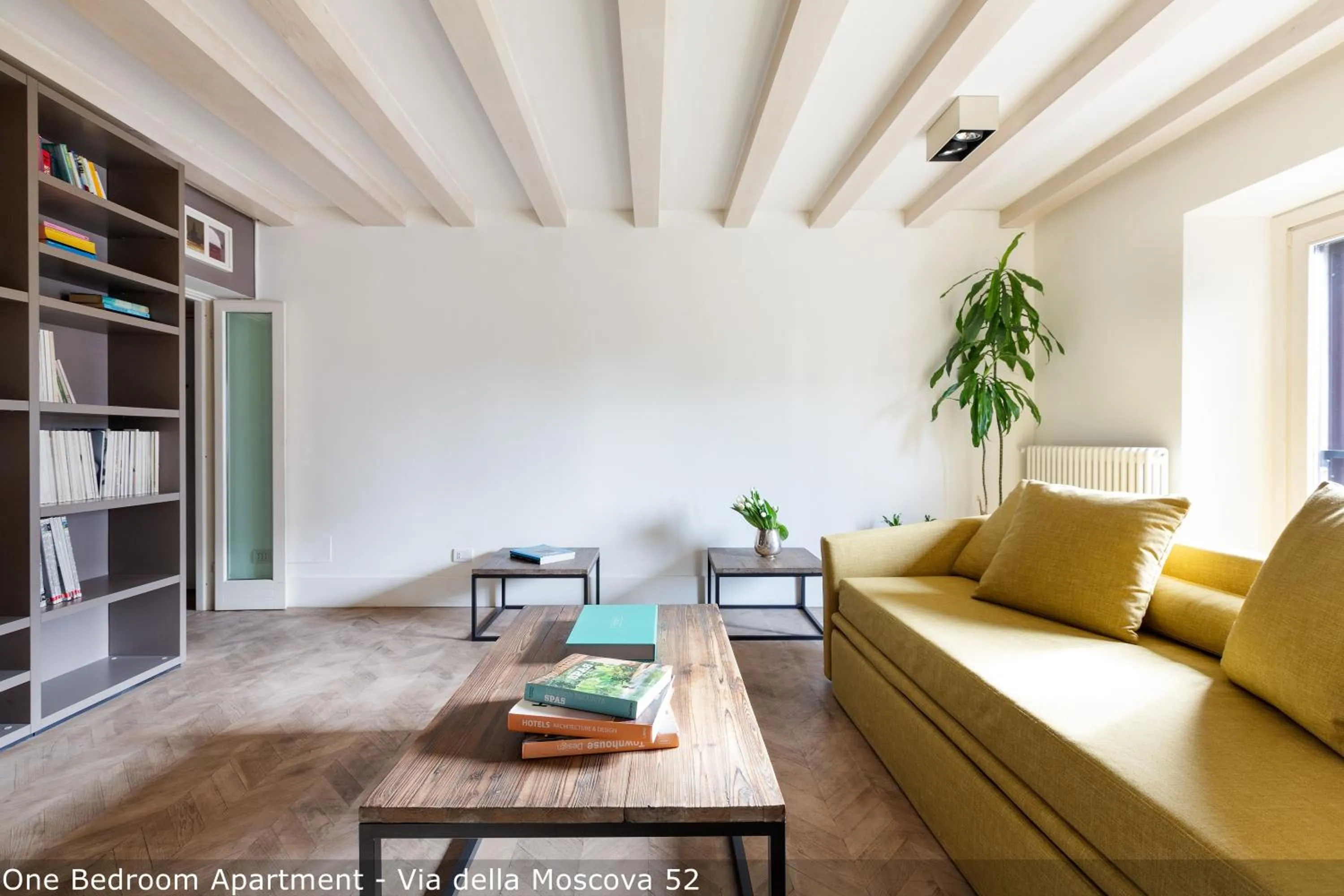 Living room in Brera Apartments in Moscova
