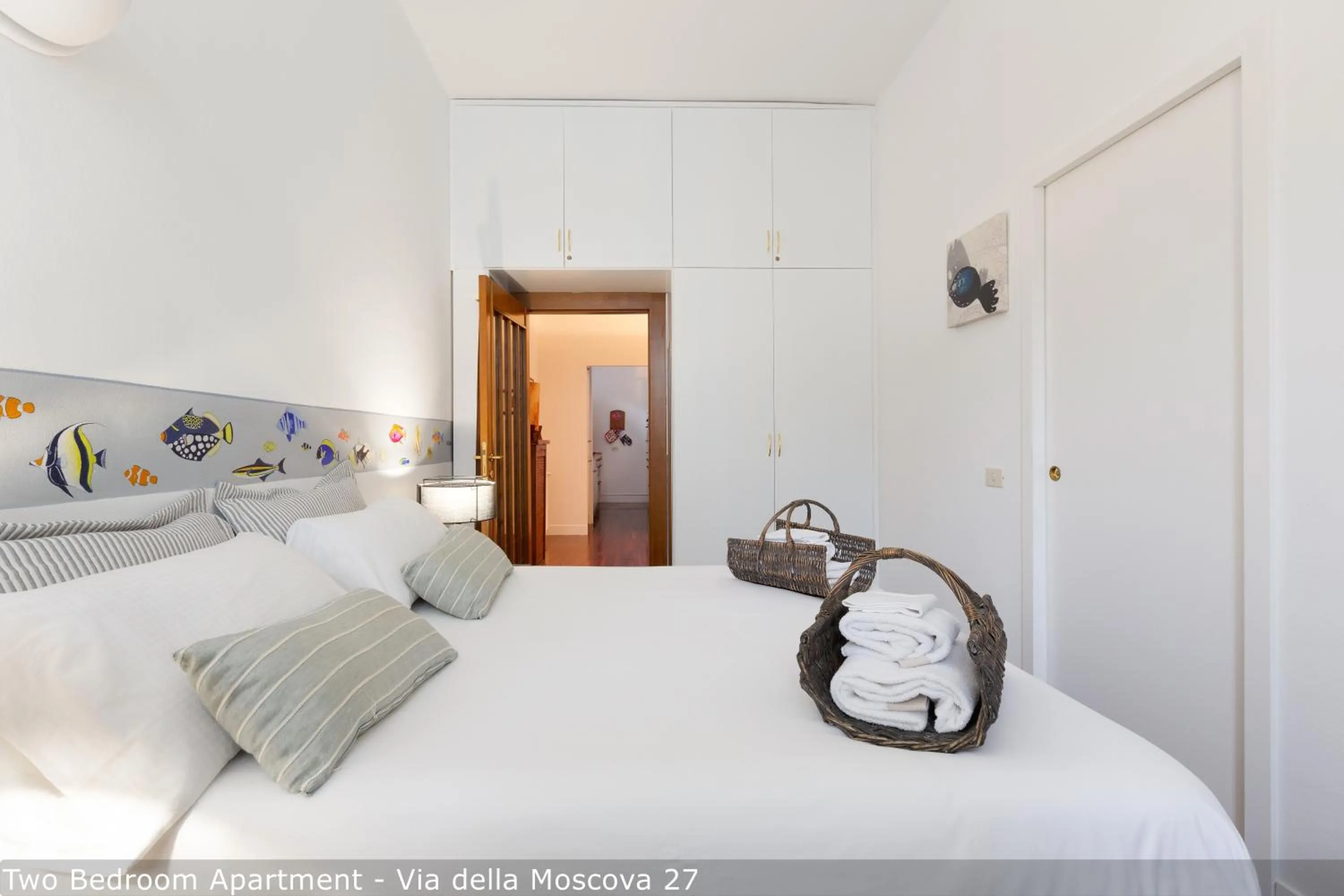 Bed in Brera Apartments in Moscova