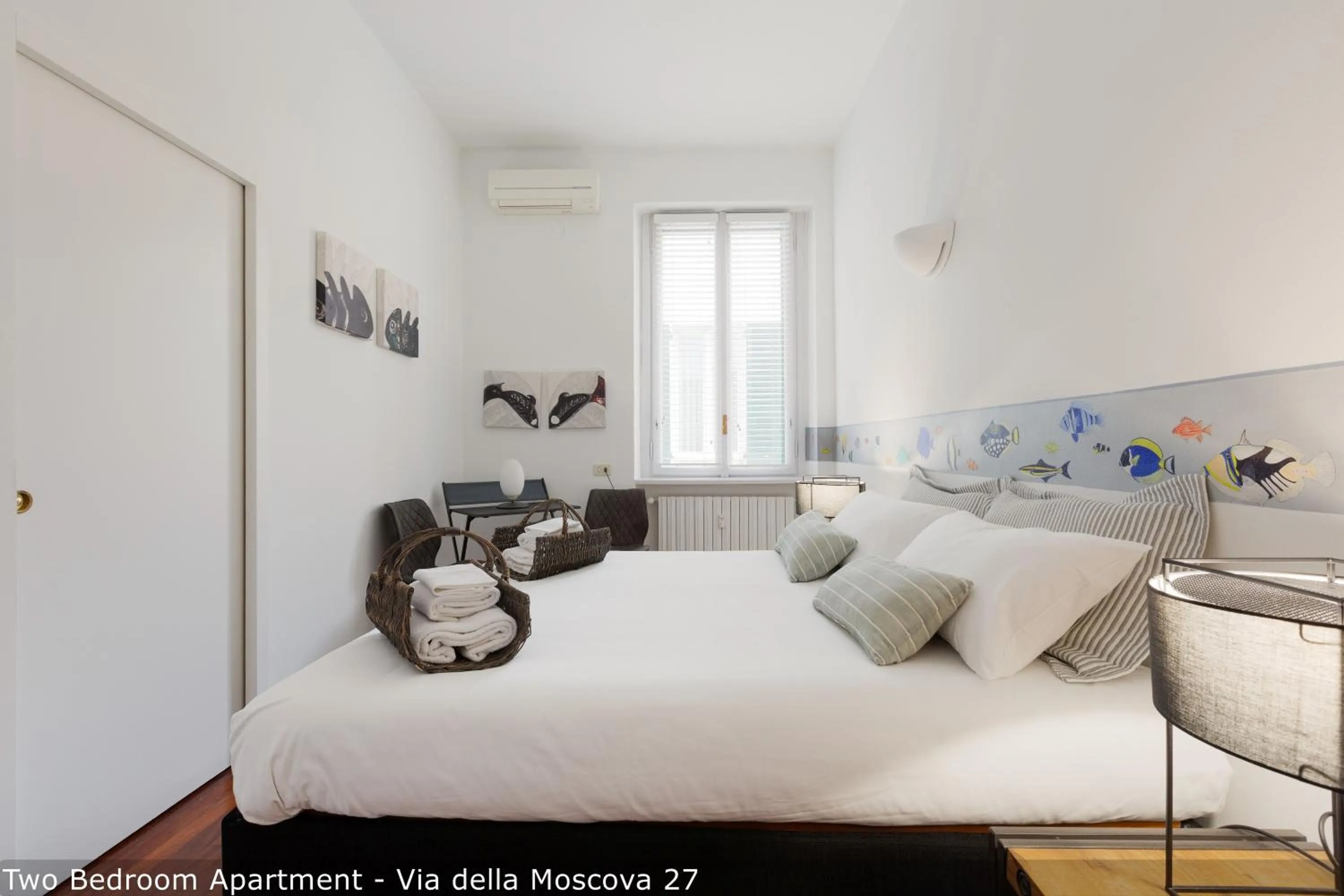 Bed in Brera Apartments in Moscova