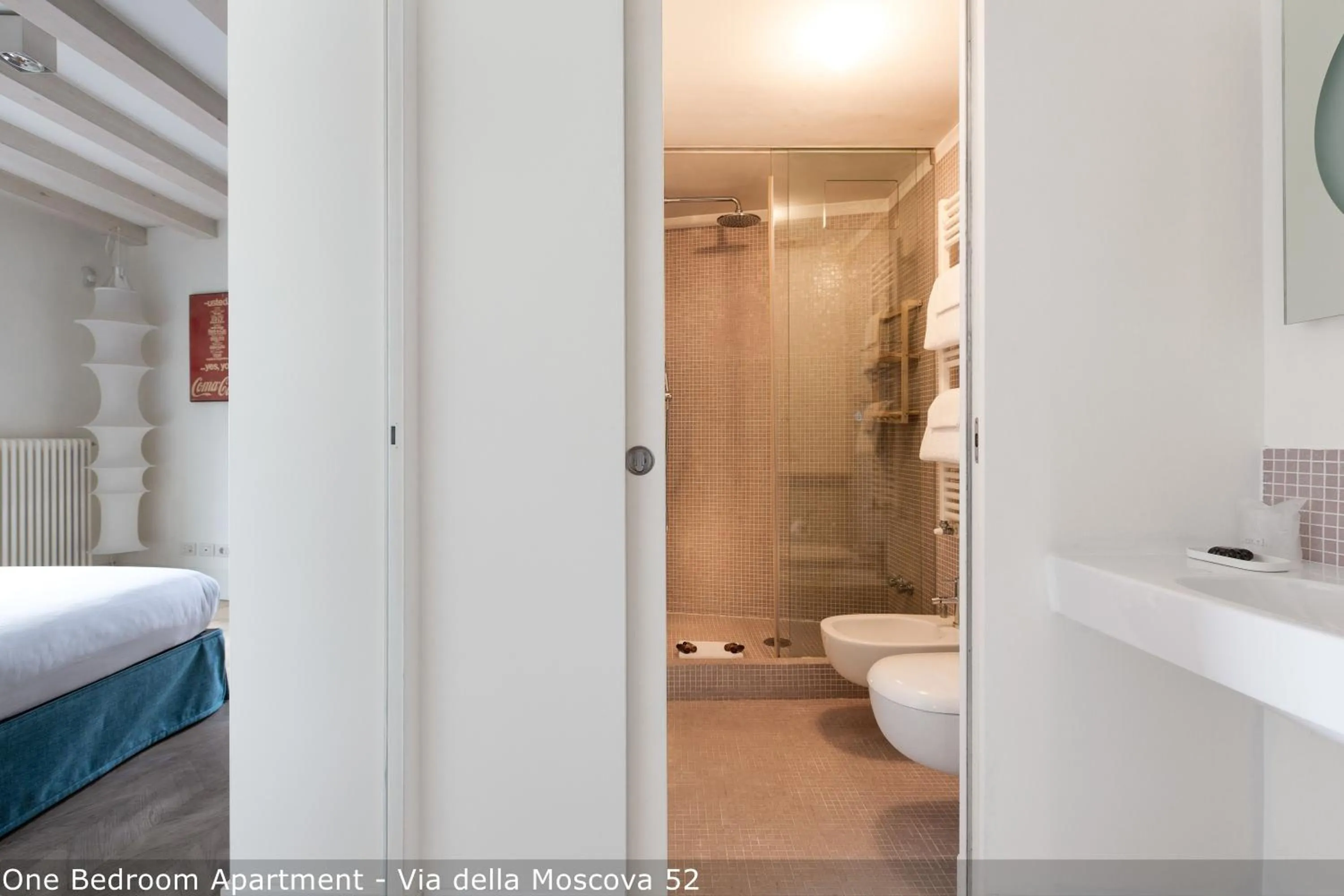 Shower in Brera Apartments in Moscova