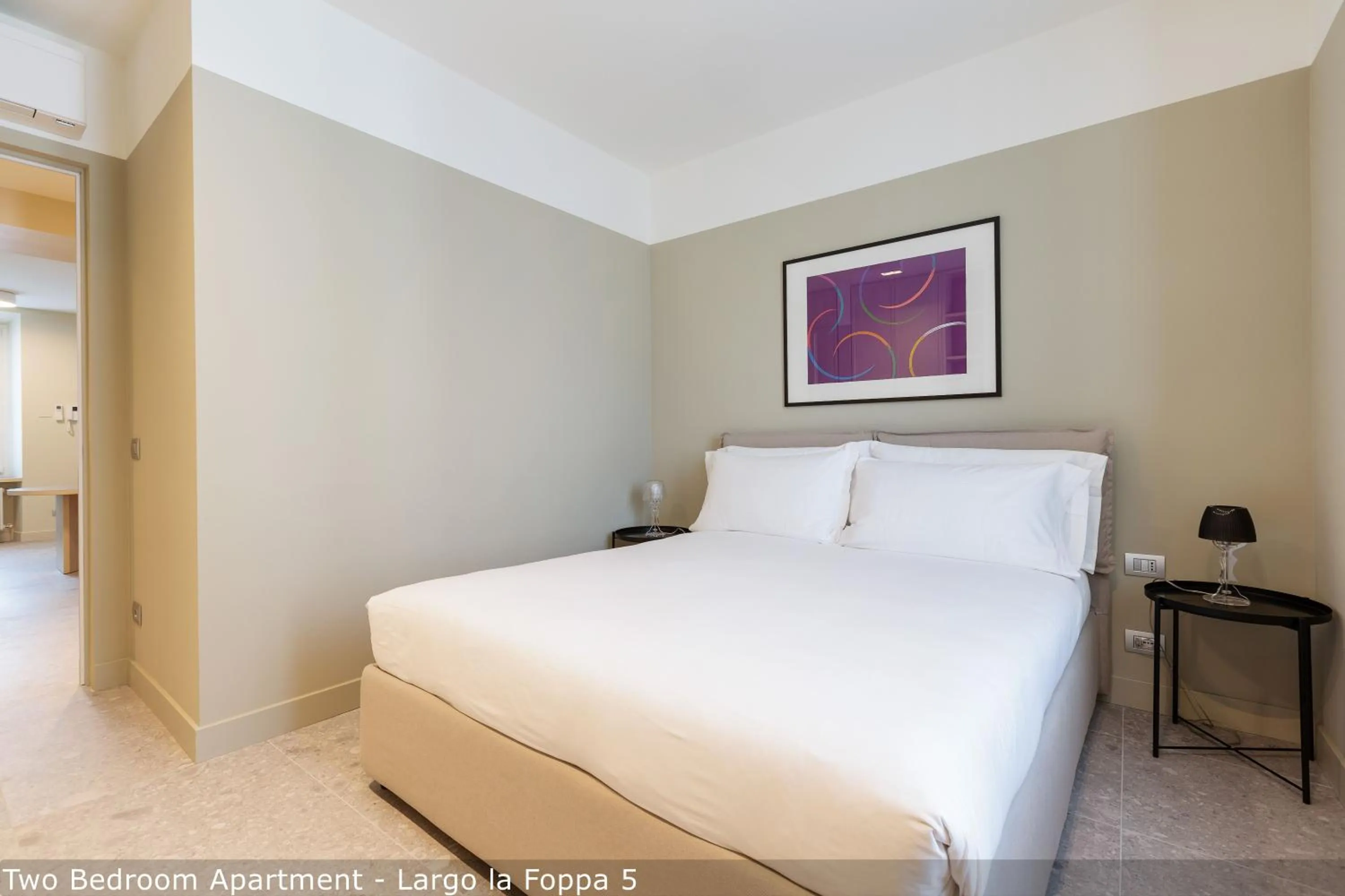 Bed in Brera Apartments in Moscova