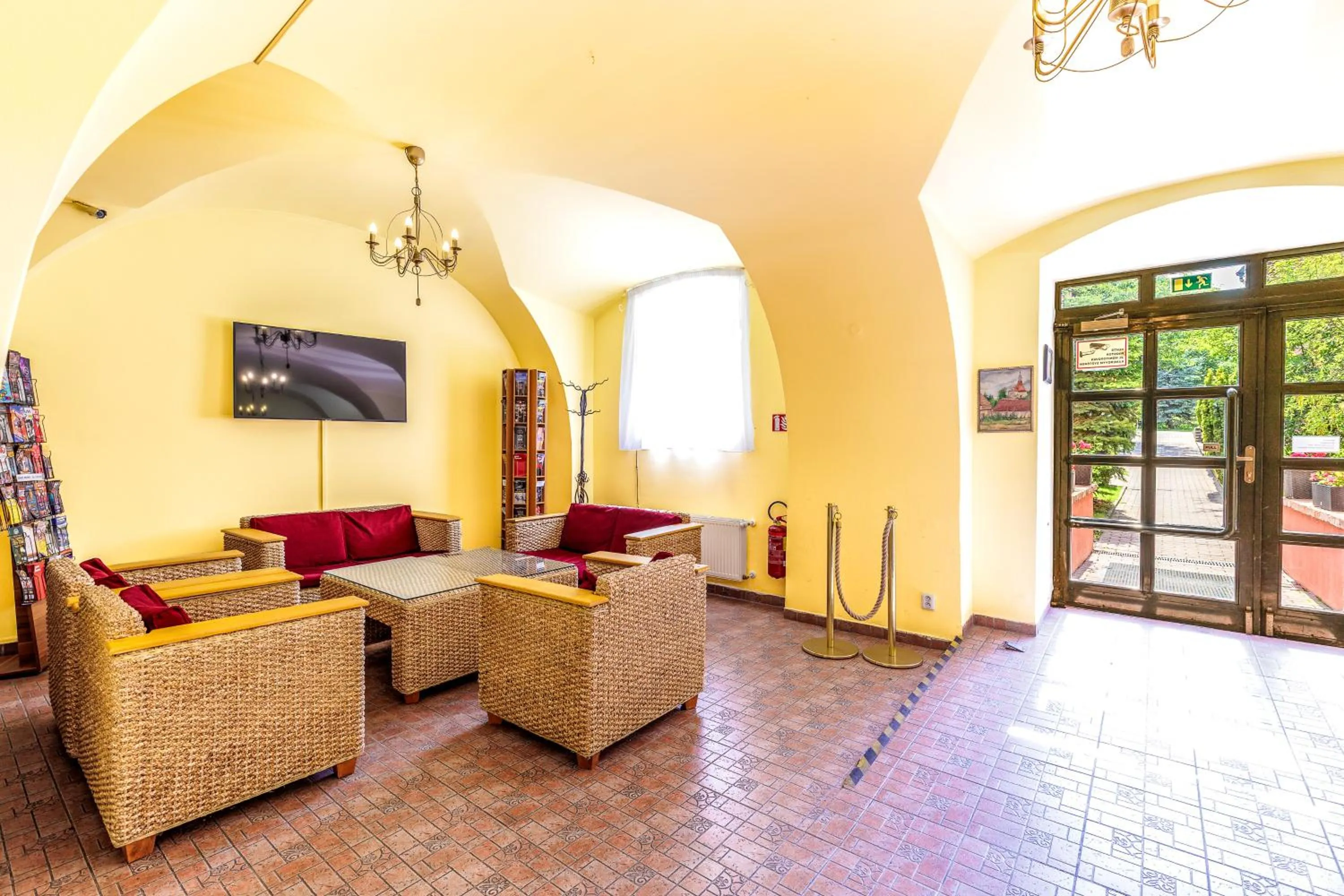 Communal lounge/ TV room in Hotel STARÝ PIVOVAR