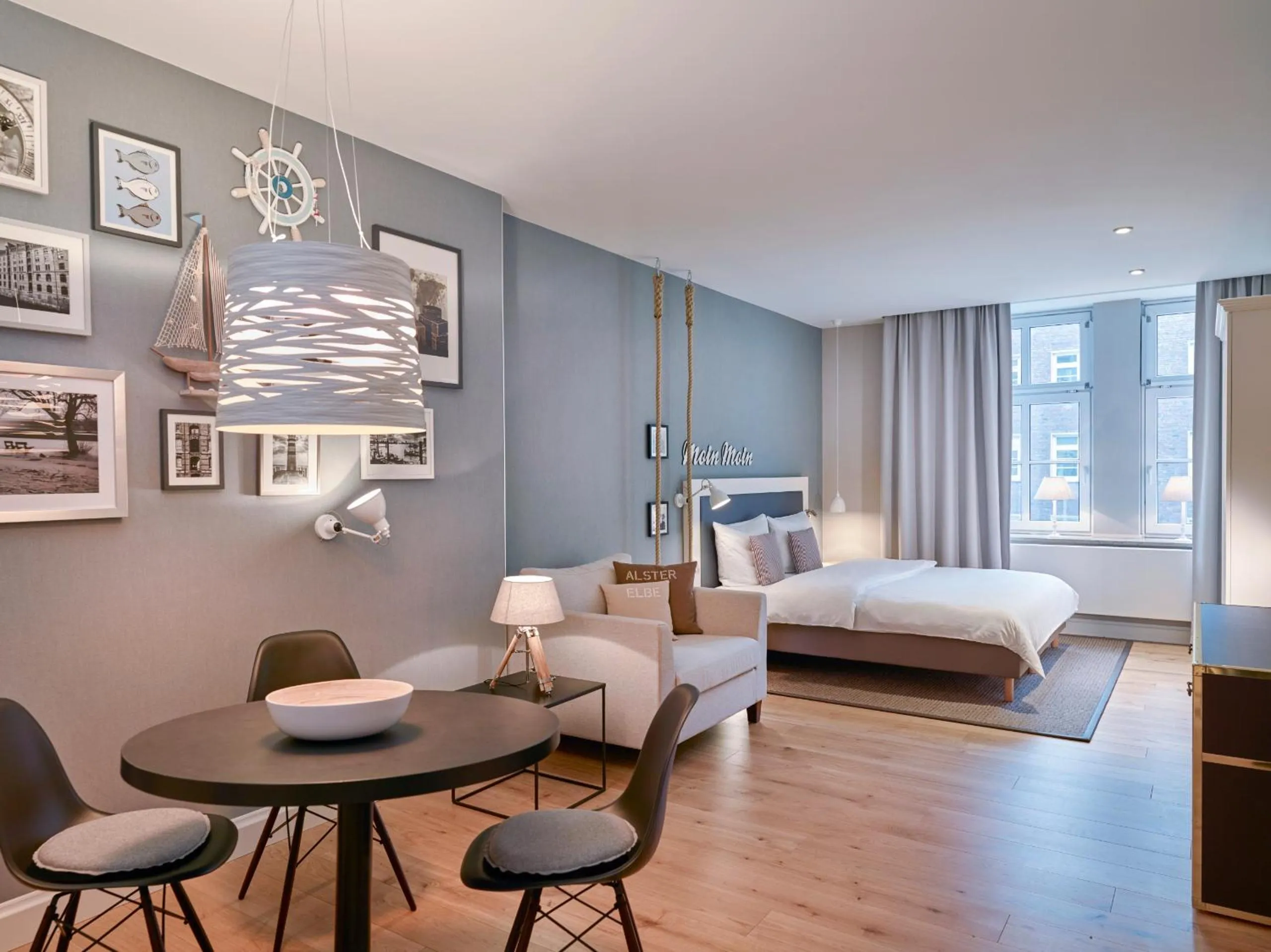 Photo of the whole room, Bed in Hapimag Ferienwohnungen Hamburg