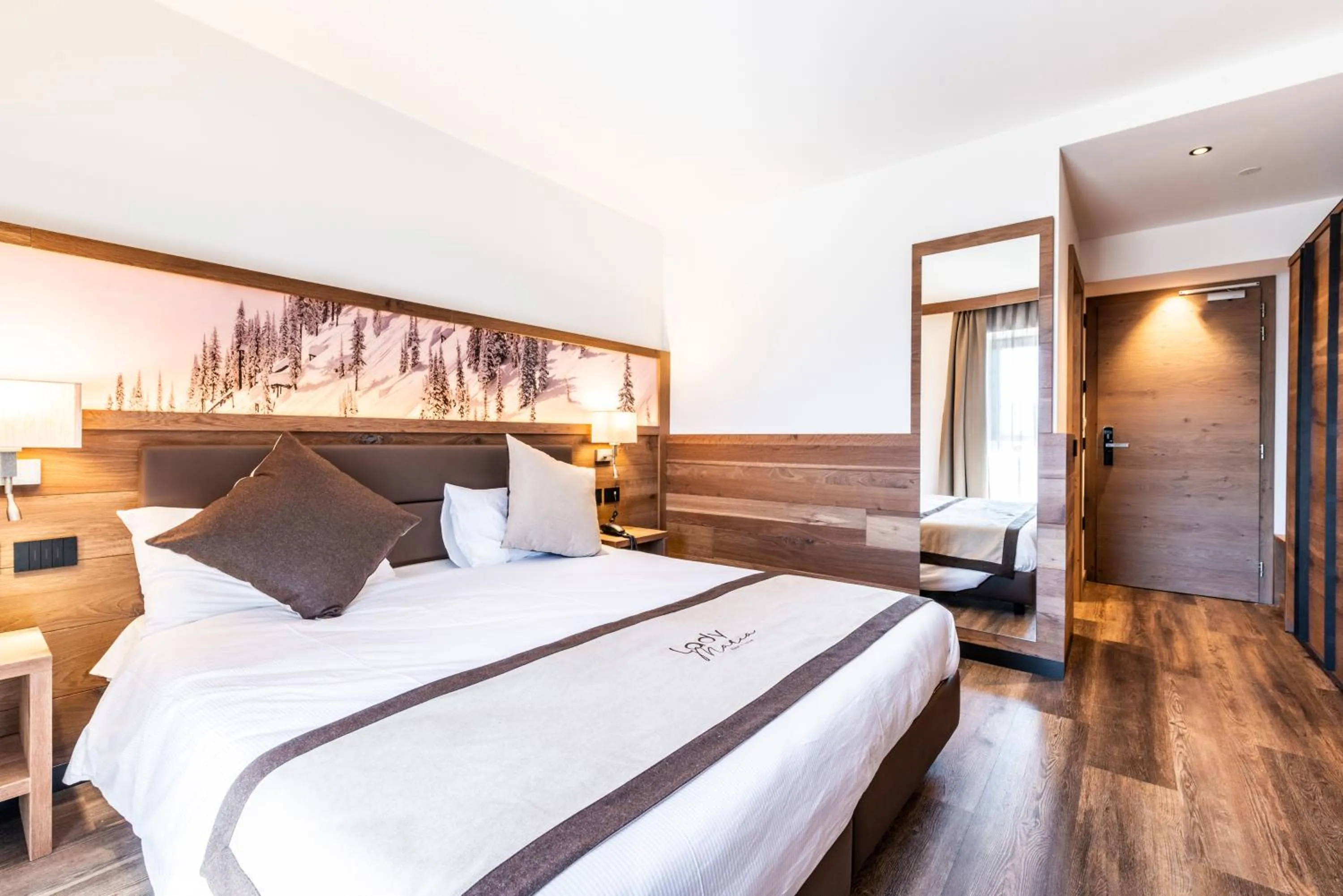 Bed in Lady Maria Hotel Wellness & Resort